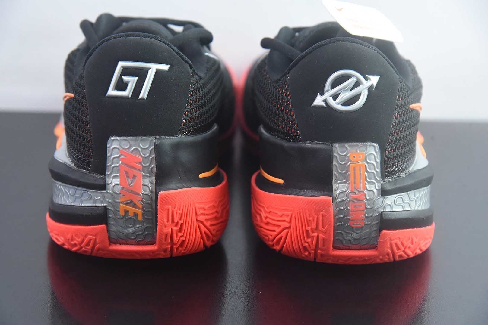 耐克 Nike Air Zoom G.T. Cut 实战篮球鞋 黑红橙 货号:CZ0176-007 纯原版本 实拍细节图