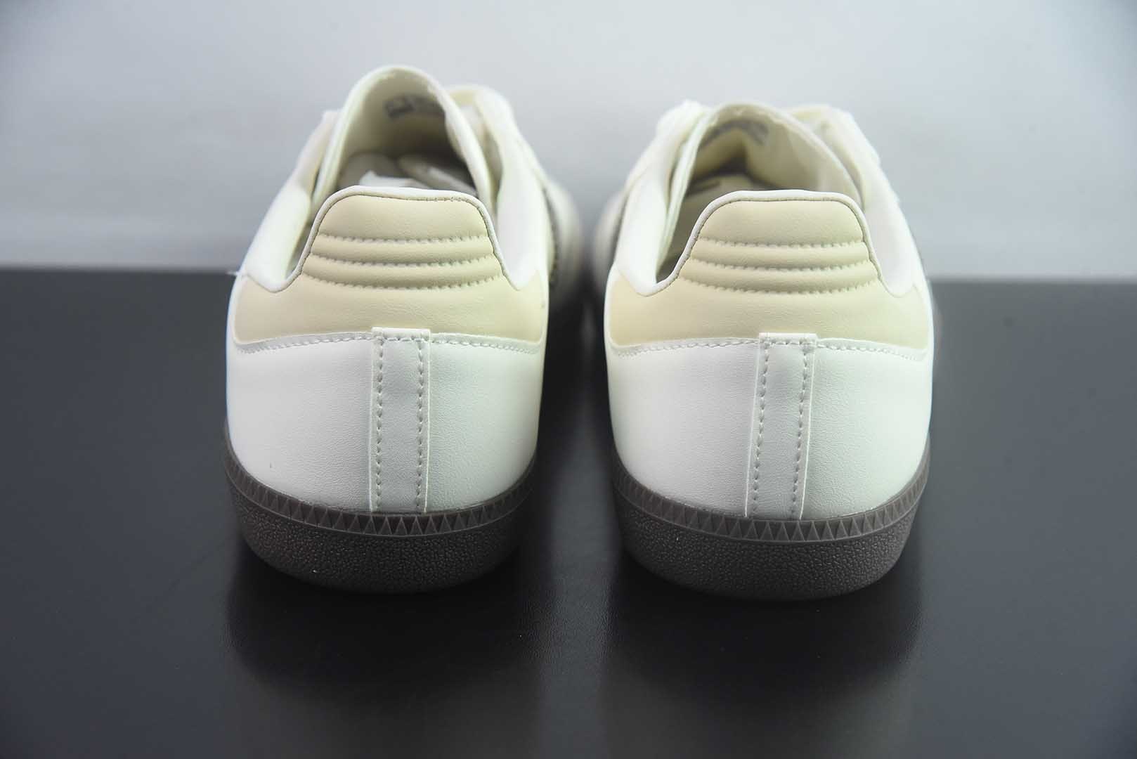 阿迪达斯 Adidas Originals Samba 桑巴舞系列绅士德训足球风百搭低帮休闲运动 黄色板鞋 纯原版本 货号:JQ5874 实拍细节图