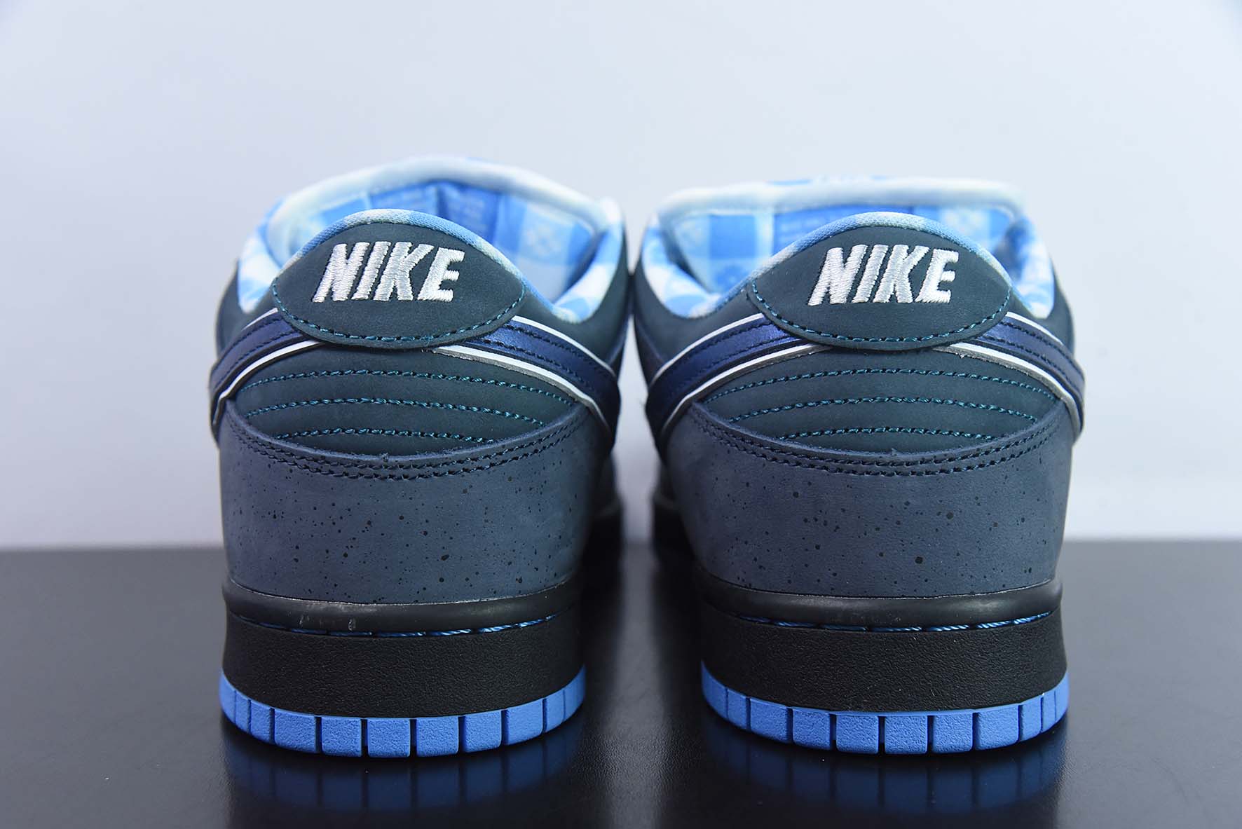 耐克 Nike Dunk SB Low Blue Lobster 龙虾超限量 蓝低帮休闲板鞋 纯原版本 货号:313170-342 实拍细节图