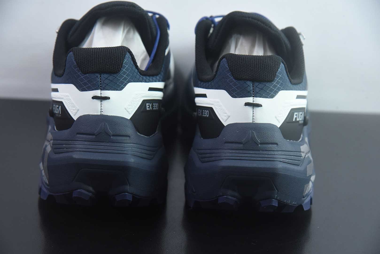 凯乐石 KAILAS FUGA EX330 2代 超长距离进阶跑山 户外徒步休闲运动骑行 缓震回弹 轻便透气 低帮 越野 蓝跑鞋 炫彩 盒装 纯原版本 货号：KS2533255 实拍细节图