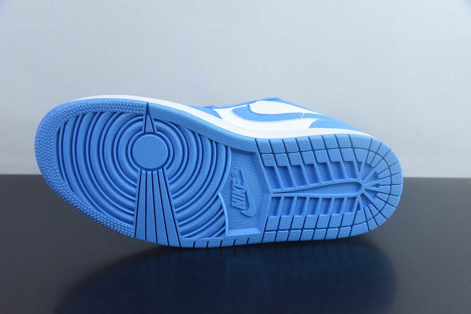 乔丹 Air Jordan 1 university blue 50大学 蓝 纯原版本 货号：AO9944-441 实拍细节图