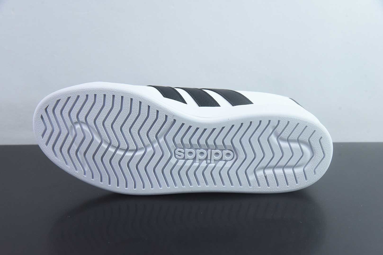 阿迪达斯 Adidas STREETTALK 贝壳头3.0 黑白低帮休闲板鞋 纯原版本 货号:JP8275 实拍细节图