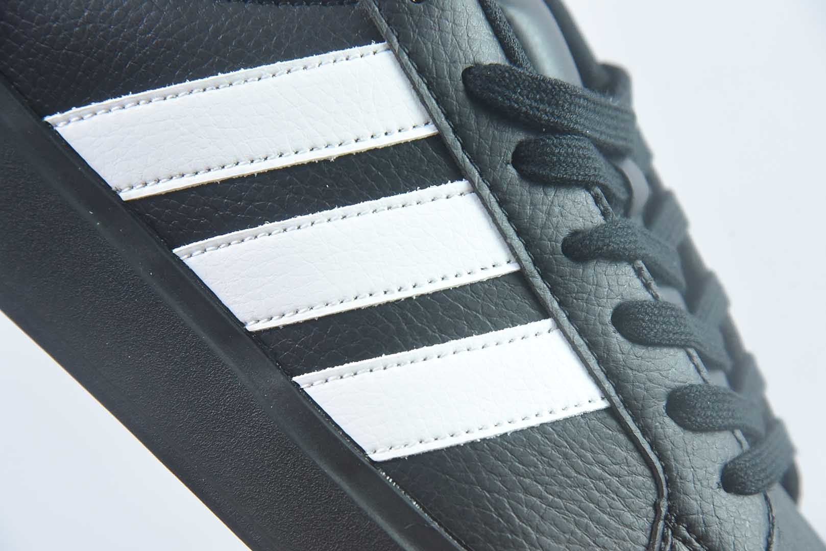 阿迪达斯 Adidas STREETTALK 贝壳头3.0 黑白低帮休闲板鞋 纯原版本 货号:JS5053 实拍细节图