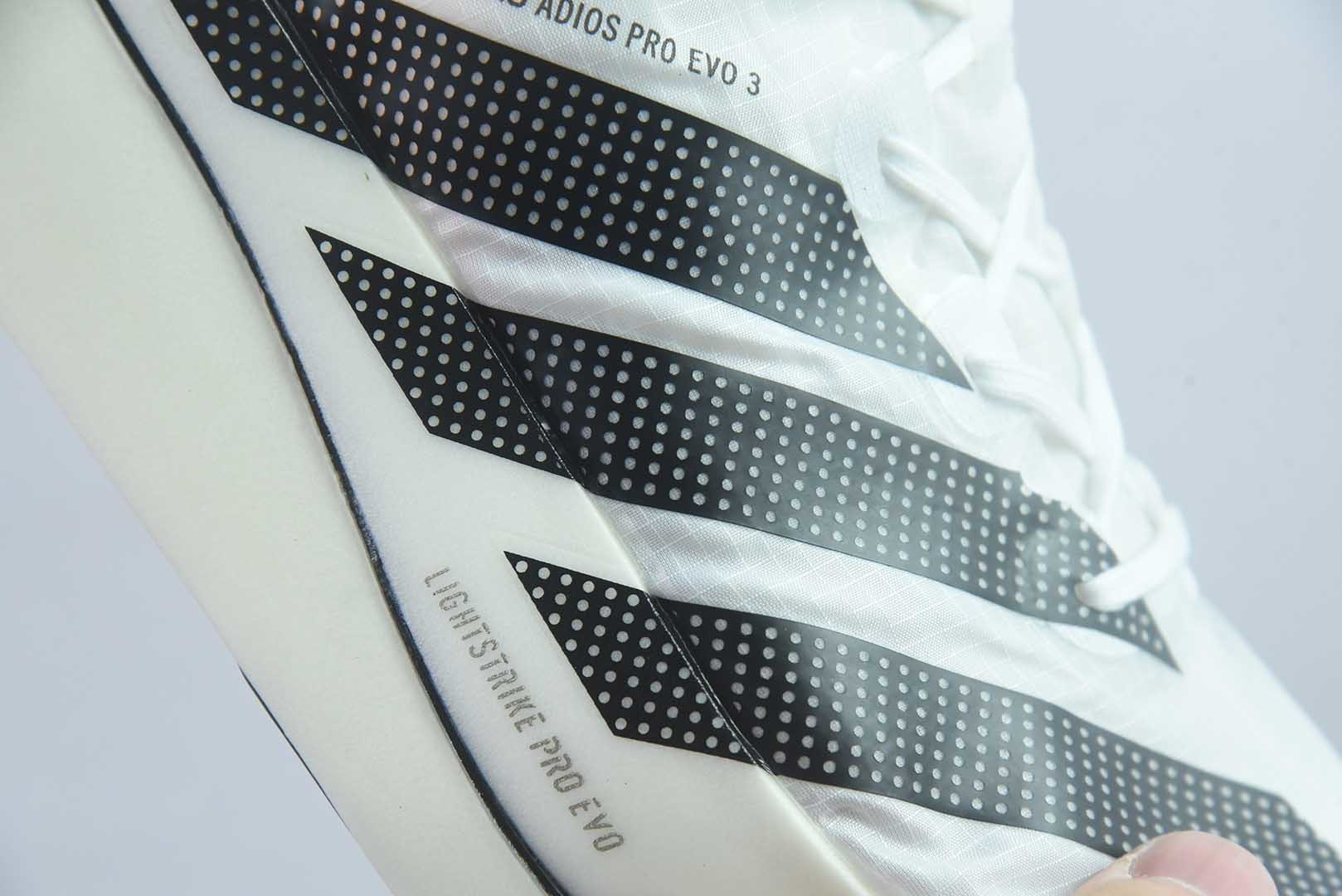 阿迪达斯 Adidas ADIZERO ADIOS PRO EVO 3 马拉松旗舰竞速 白黑红跑鞋 纯原版本 货号:KH7678 实拍细节图