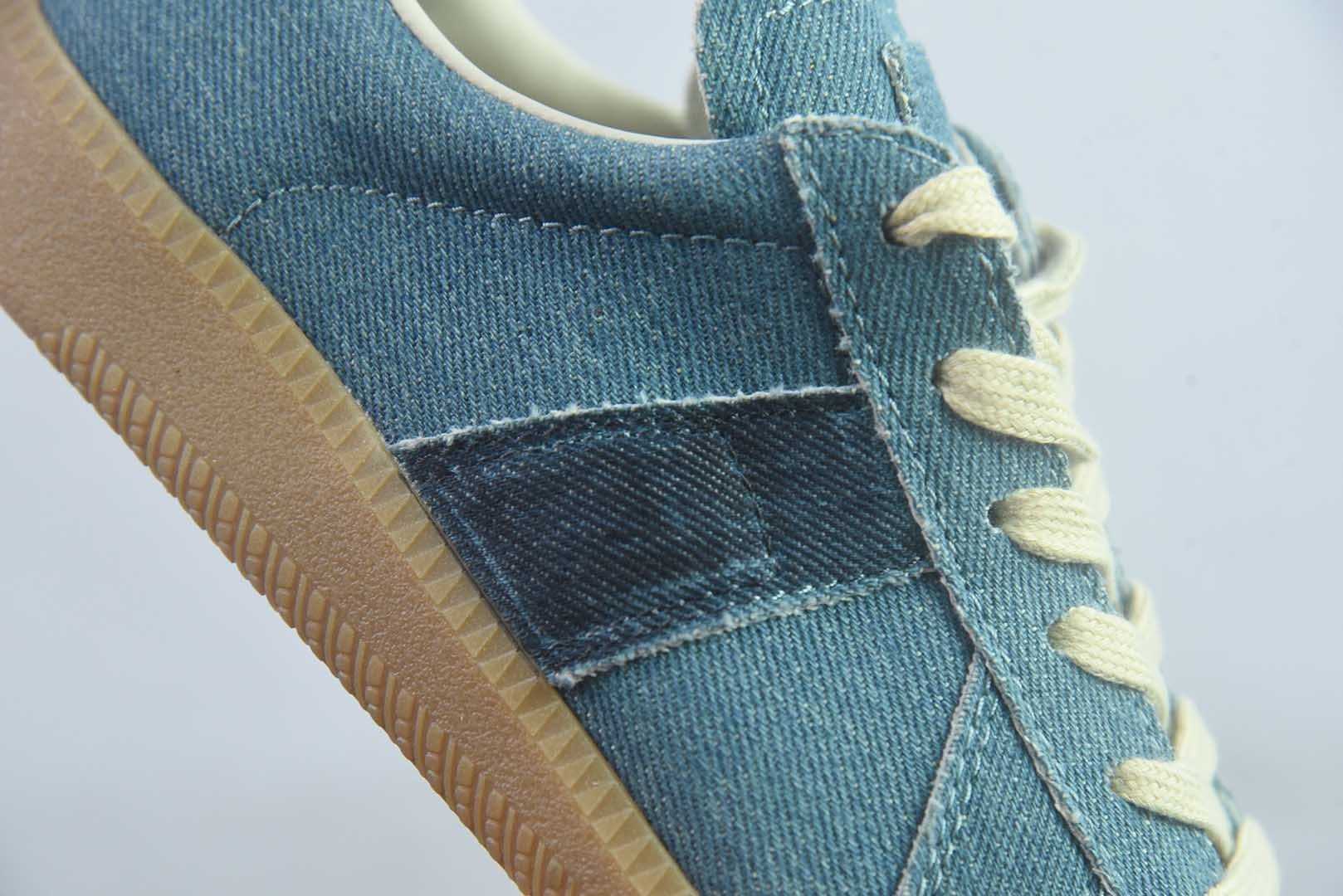 梅森马吉拉 Maison Margiela Replica 蓝色休闲低帮德训鞋 纯原版本 货号：DDN45062238 实拍细节图