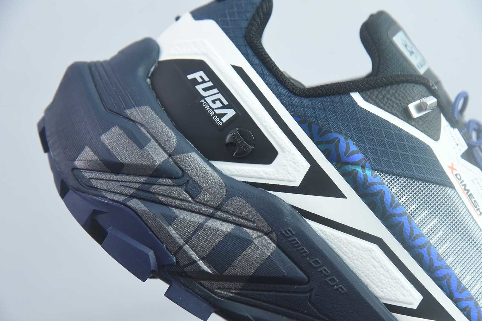 凯乐石 KAILAS FUGA EX330 2代 超长距离进阶跑山 户外徒步休闲运动骑行 缓震回弹 轻便透气 低帮 越野 蓝跑鞋 炫彩 盒装 纯原版本 货号：KS2533255 实拍细节图