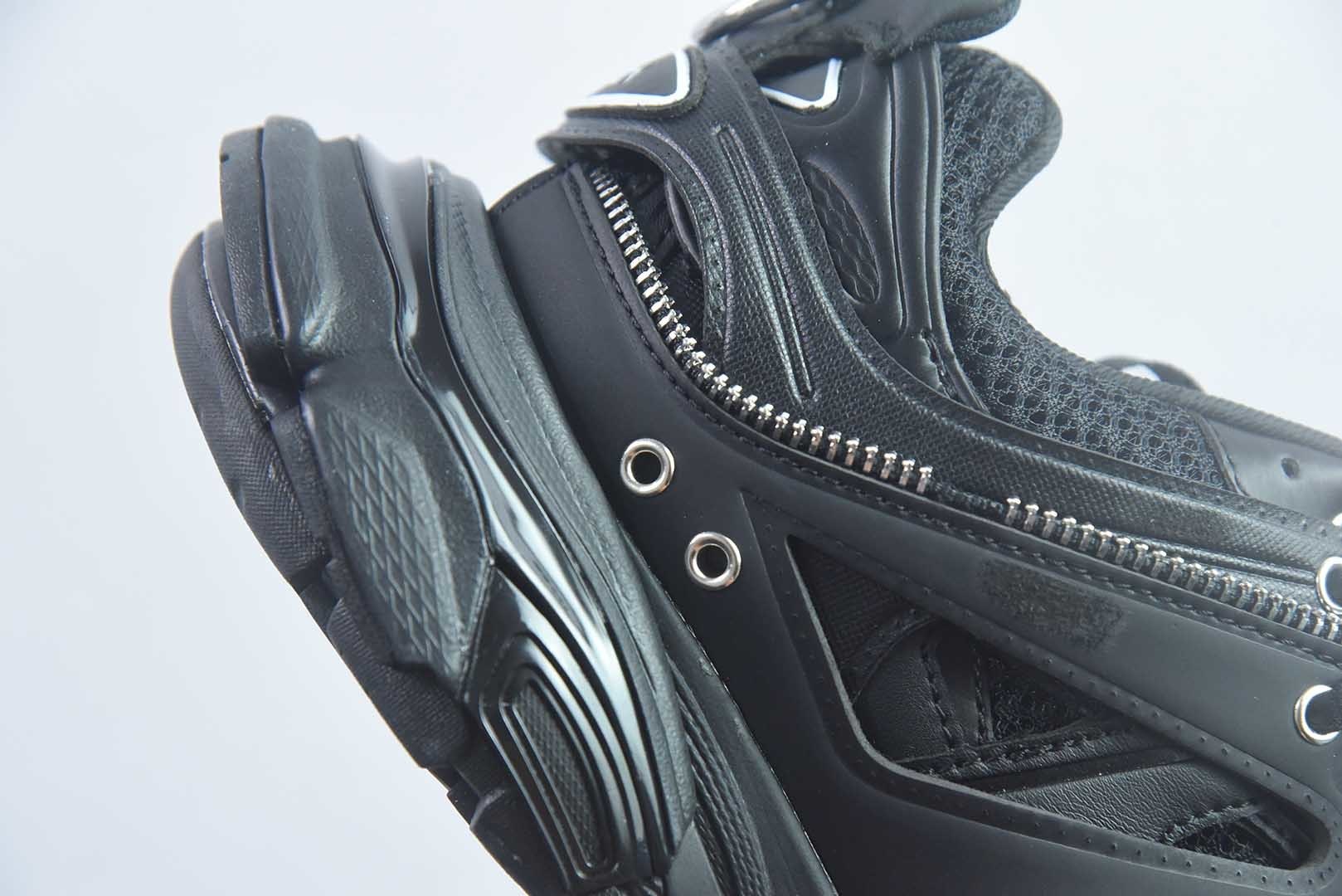 巴黎世家 Balenciaga Track 3.0 黑色复古老爹鞋 纯原版本 货号:NJM75337868 实拍细节图