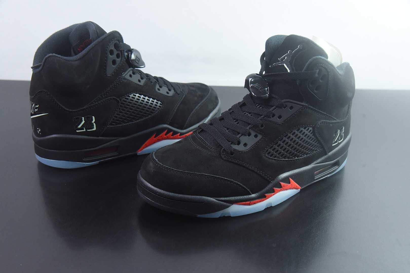 纯原 乔丹 Air Jordan 5 Retro AJ5 乔5 男子文化篮球鞋 万圣节 货号:HQ7978-001 原鞋原纸板开发 原厂材料 原档案数据精美电绣 纸板中底 钢印 等诸多细节均一一还原 实拍细节图