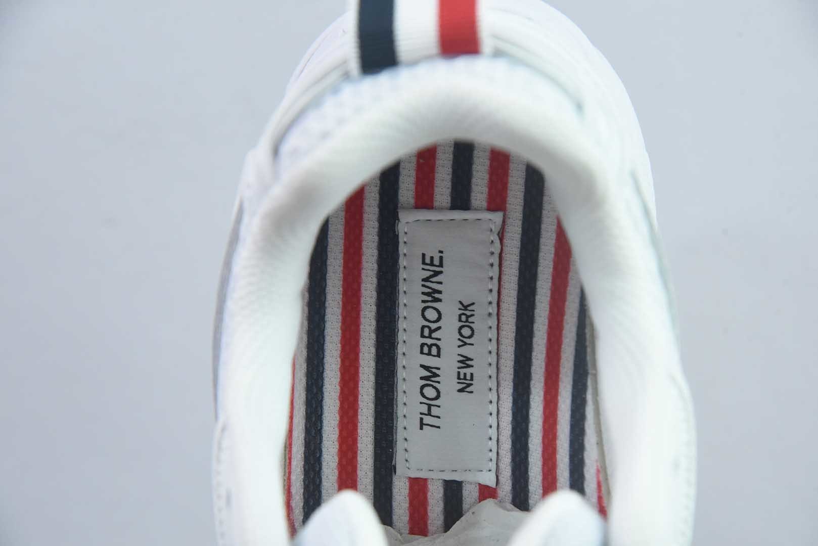 纯原 THOM BROWNE 汤姆·布朗 × Asics 亚瑟士 GEL-Kayano 14 联名款低帮运动休闲跑步鞋 1203B291-100 头部一线大厂出品 真正原版开发 高端零售专供品质 区别市面先行通货版本注意⚠️售后需配件完整 实拍细节图