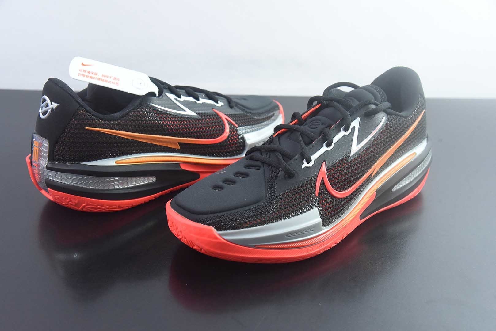耐克 Nike Air Zoom G.T. Cut 实战篮球鞋 黑红橙 货号:CZ0176-007 纯原版本 实拍细节图