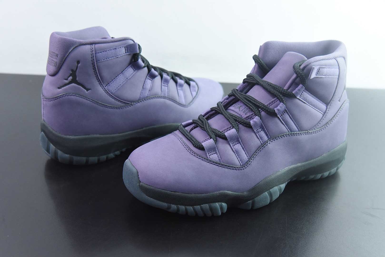 乔丹 Air Jordan 纯原 11 Retro " Mojave" 北美限定 AJ11乔11 文化篮球鞋 货号:IO8961-553 紫色 专业AJ外贸大厂出品 实拍细节图