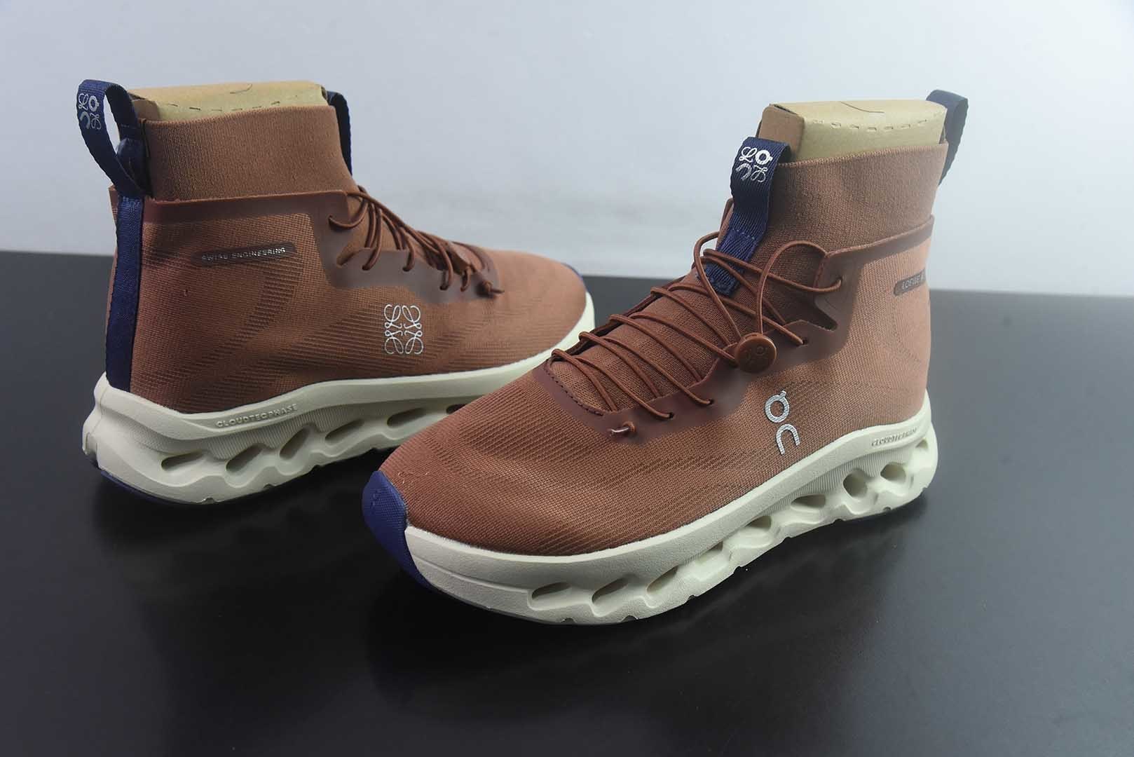 昂跑 ON Loewe x Cloudtilt Hi 罗意威联名 高帮系列 M929282X43 红色 纯原版本 货号:M929282X43 实拍细节图