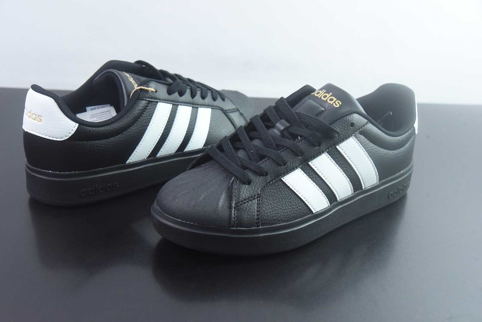 阿迪达斯 Adidas STREETTALK 贝壳头3.0 黑白低帮休闲板鞋 纯原版本 货号:JS5053 实拍细节图