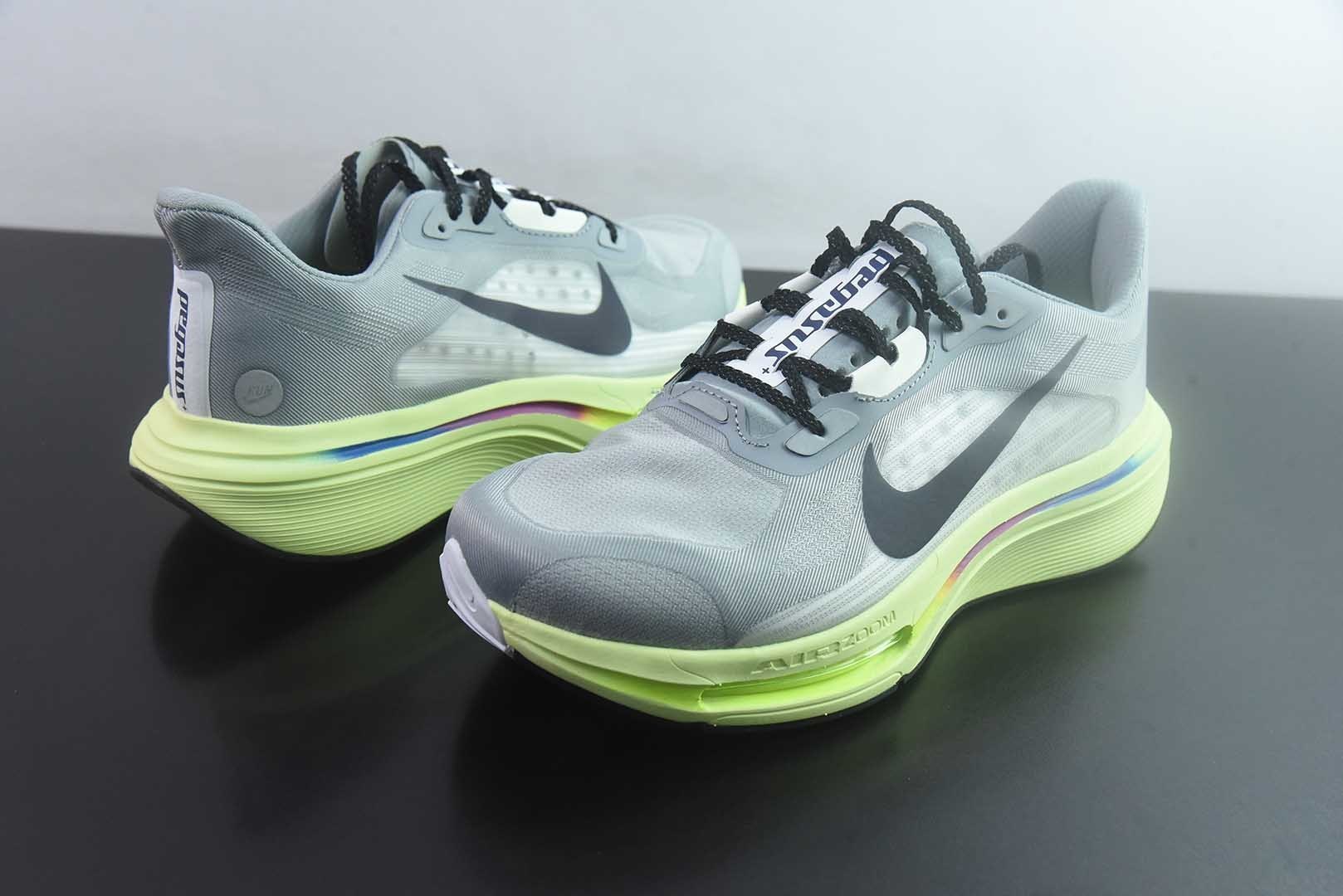耐克 Nike Air Zoom Pegasus Premium 超级飞马42代 低帮 轻量缓震透气 灰跑鞋 荧光 /47.5 纯原版本 货号:IM2541-104 实拍细节图