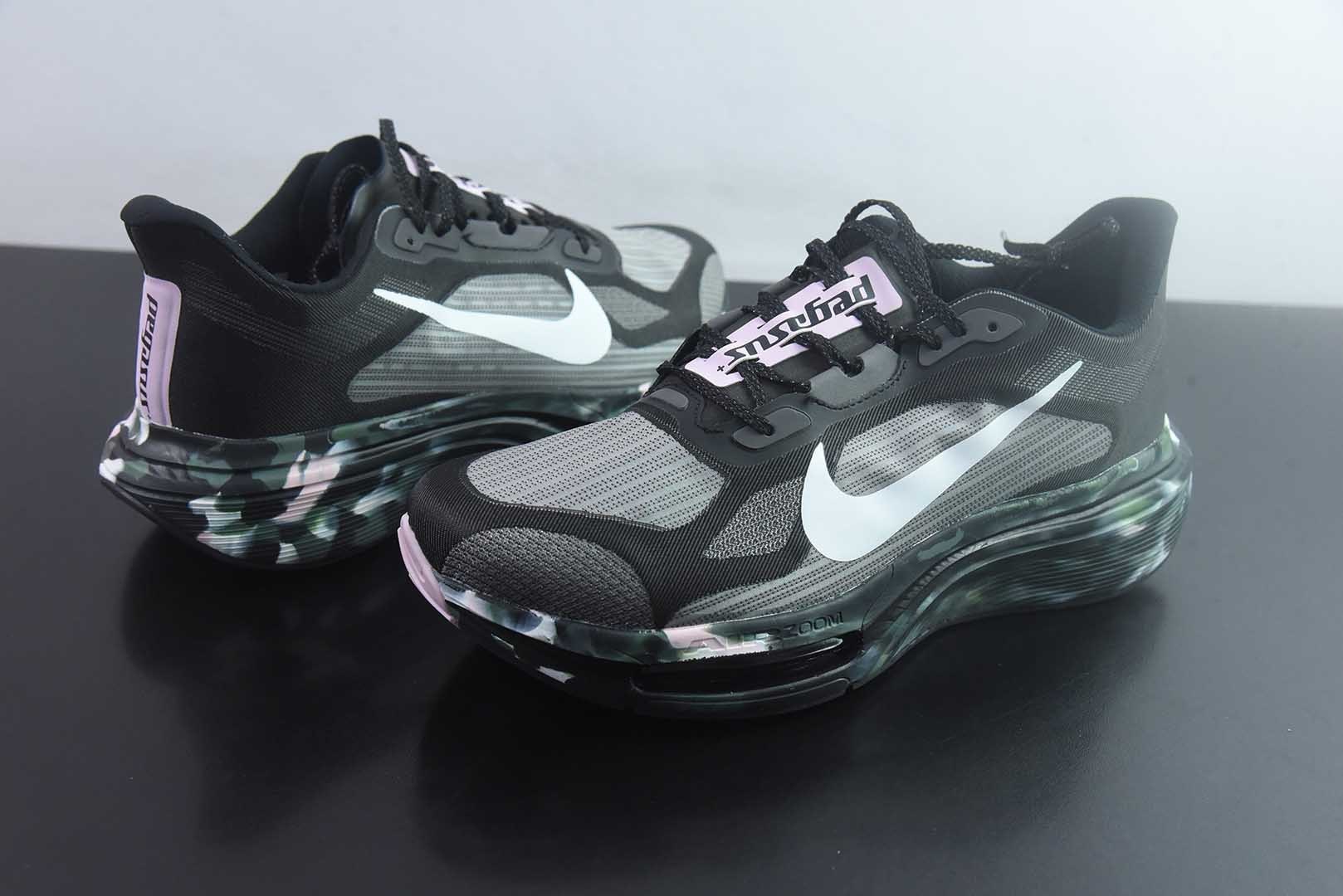 耐克 Nike Air Zoom Pegasus Premium 超级飞马42代 低帮 轻量缓震透气 黑色跑鞋 纯原版本 货号:IQ6655-001 实拍细节图