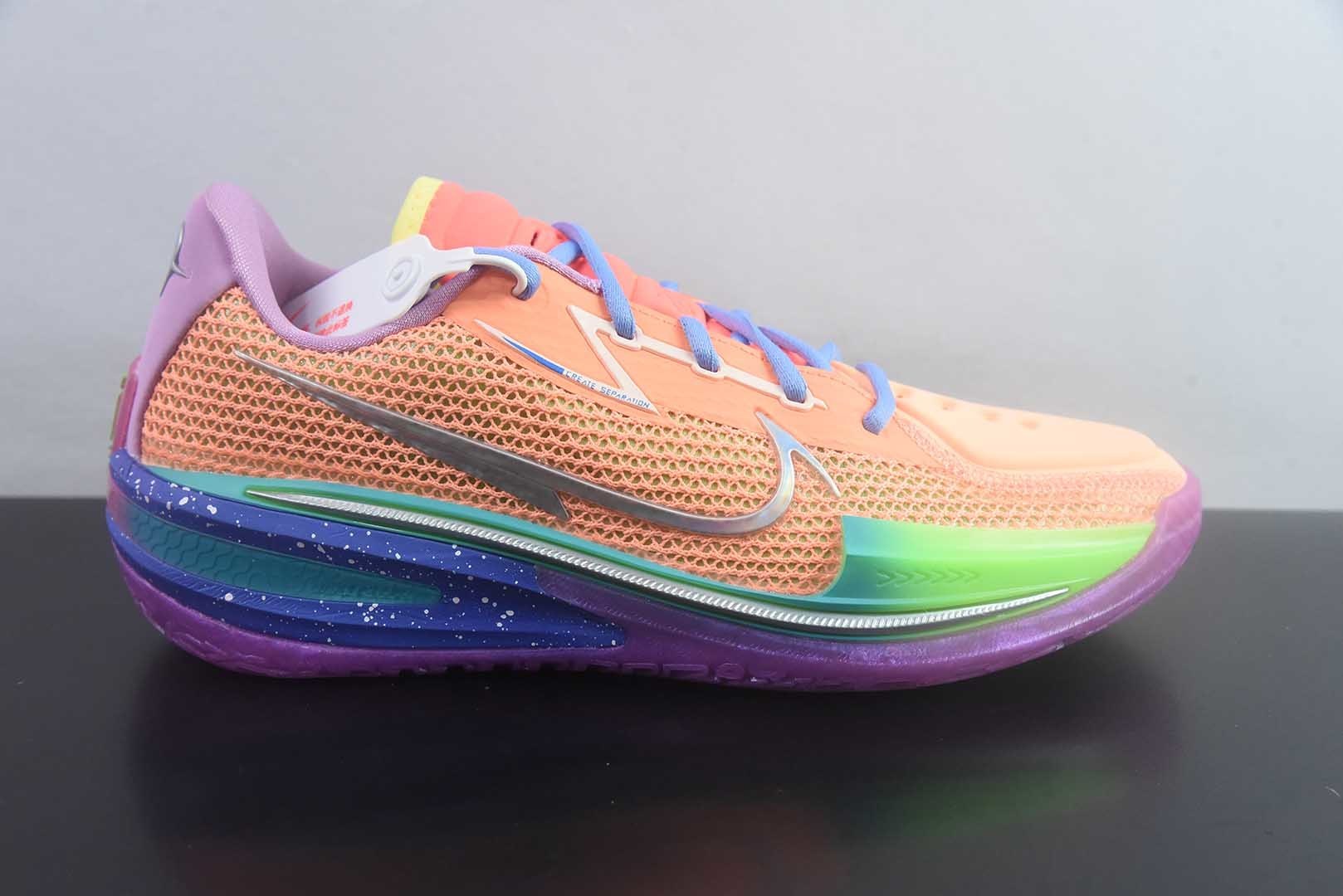 耐克 Nike Air Zoom G.T.Cut EP GT实战系列 粉白篮球鞋 纯原版本 货号:CZ0176-800 实拍细节图