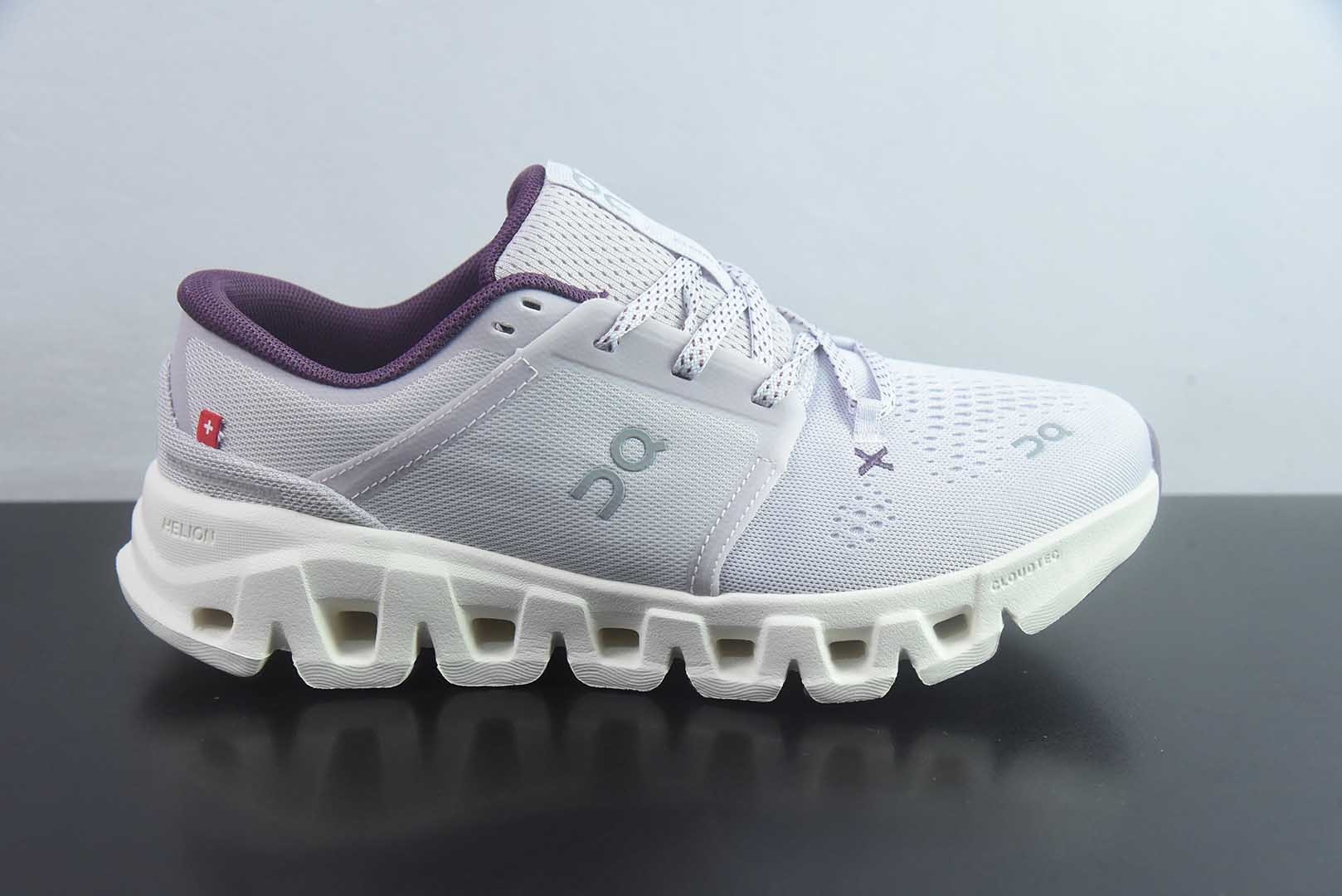 昂跑 ON Cloud X 5 户外街头机能风 紫色跑步鞋 Cloud Hi Edge户外机能融合街头潮流 纯原版本 货号:3WG300652582332 实拍细节图