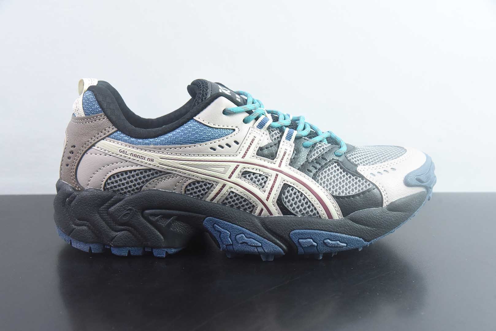 亚瑟士 ASICS Gel-NANDI NR 运动休闲透气专业 蓝色跑鞋 纯原版本 货号:1203B037-020 实拍细节图
