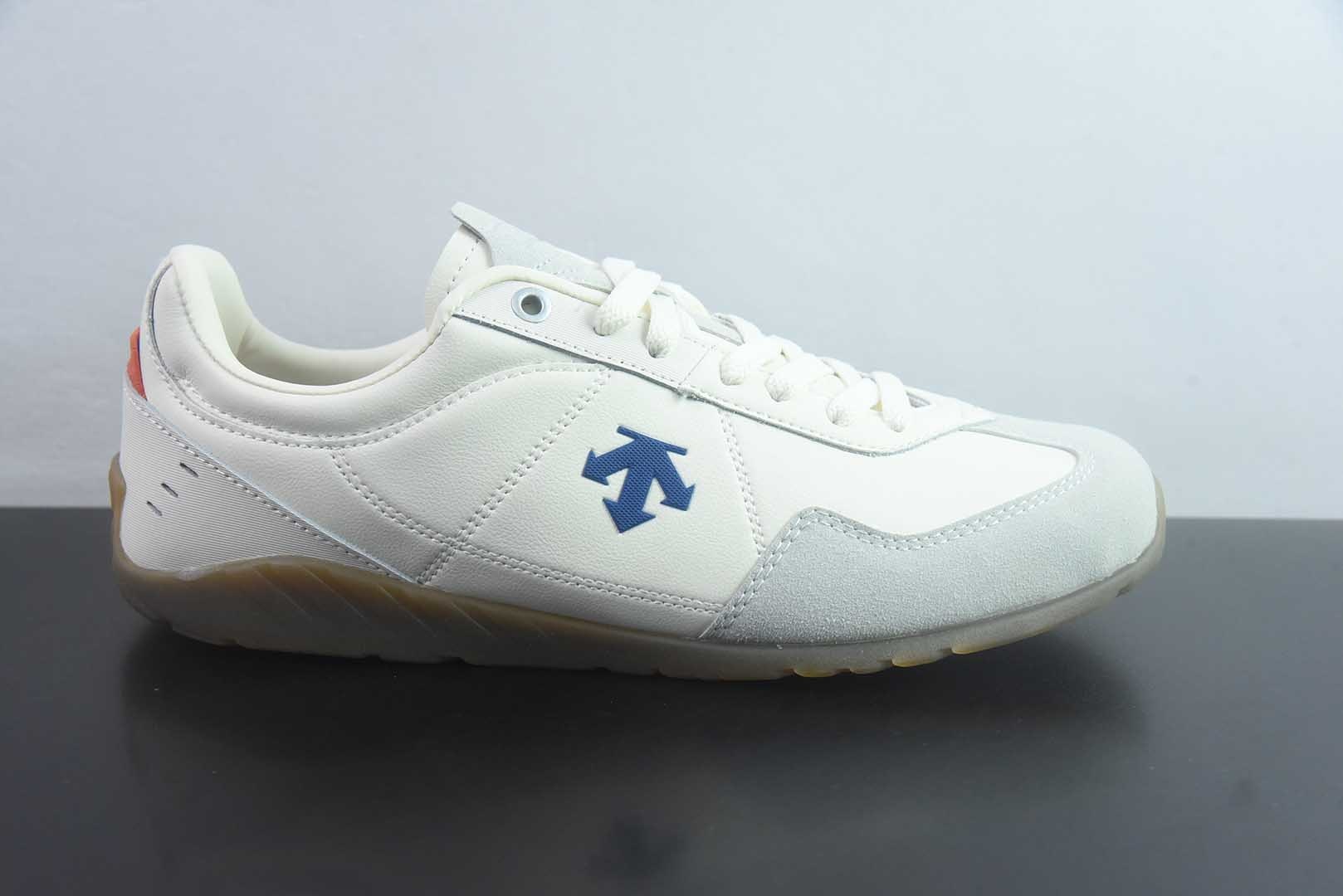 迪桑特 DESCENTE CHRON KINETIC-RUN 复古拼接 时尚潮流 白蓝休闲运动鞋 纯原版本 货号:SR123LSN17 实拍细节图