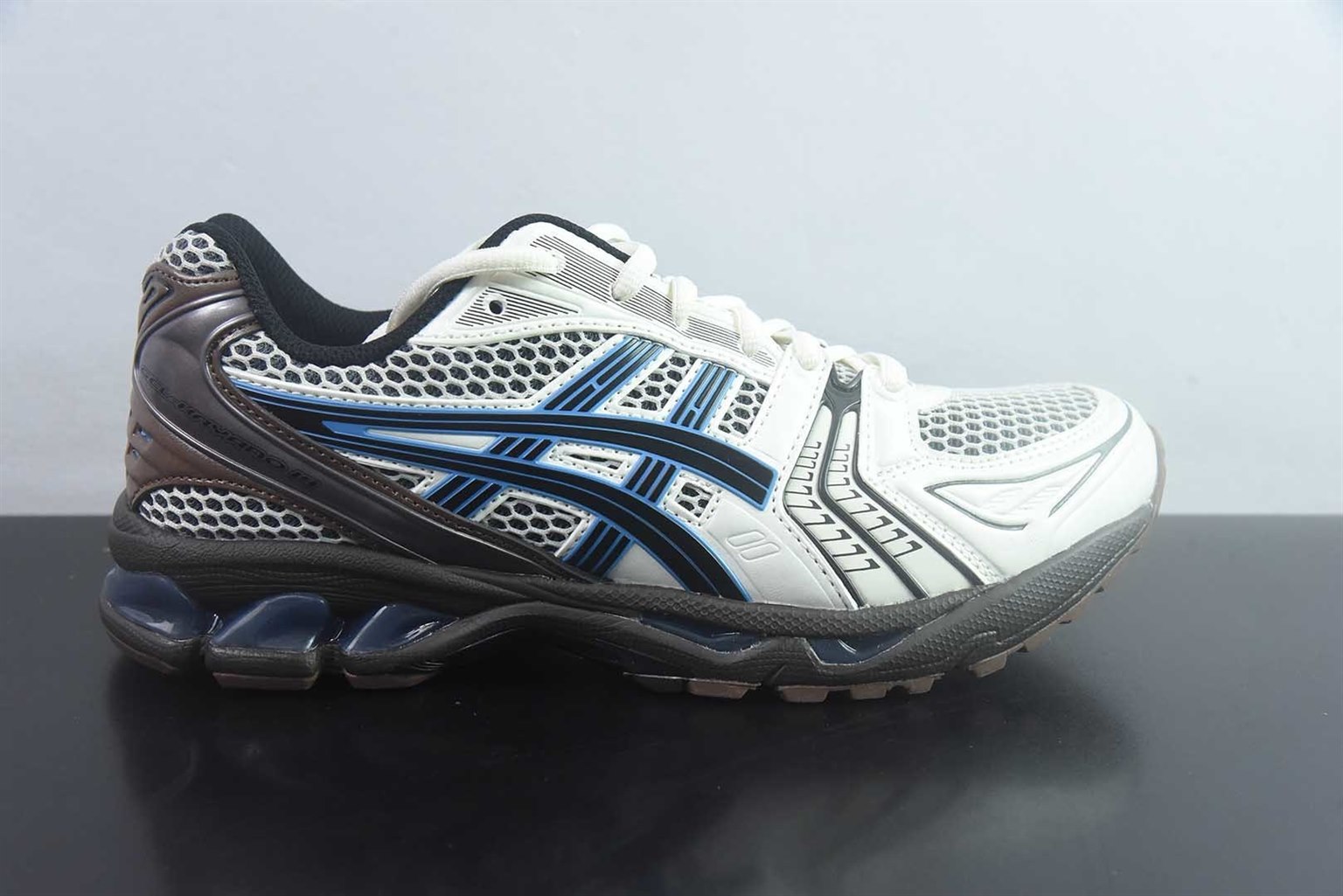 亚瑟士 ASICS GEL-Kayano 14 低帮运动休闲 灰蓝跑步鞋 1203A740-104 纯原版本 货号:1203A740-104 实拍细节图