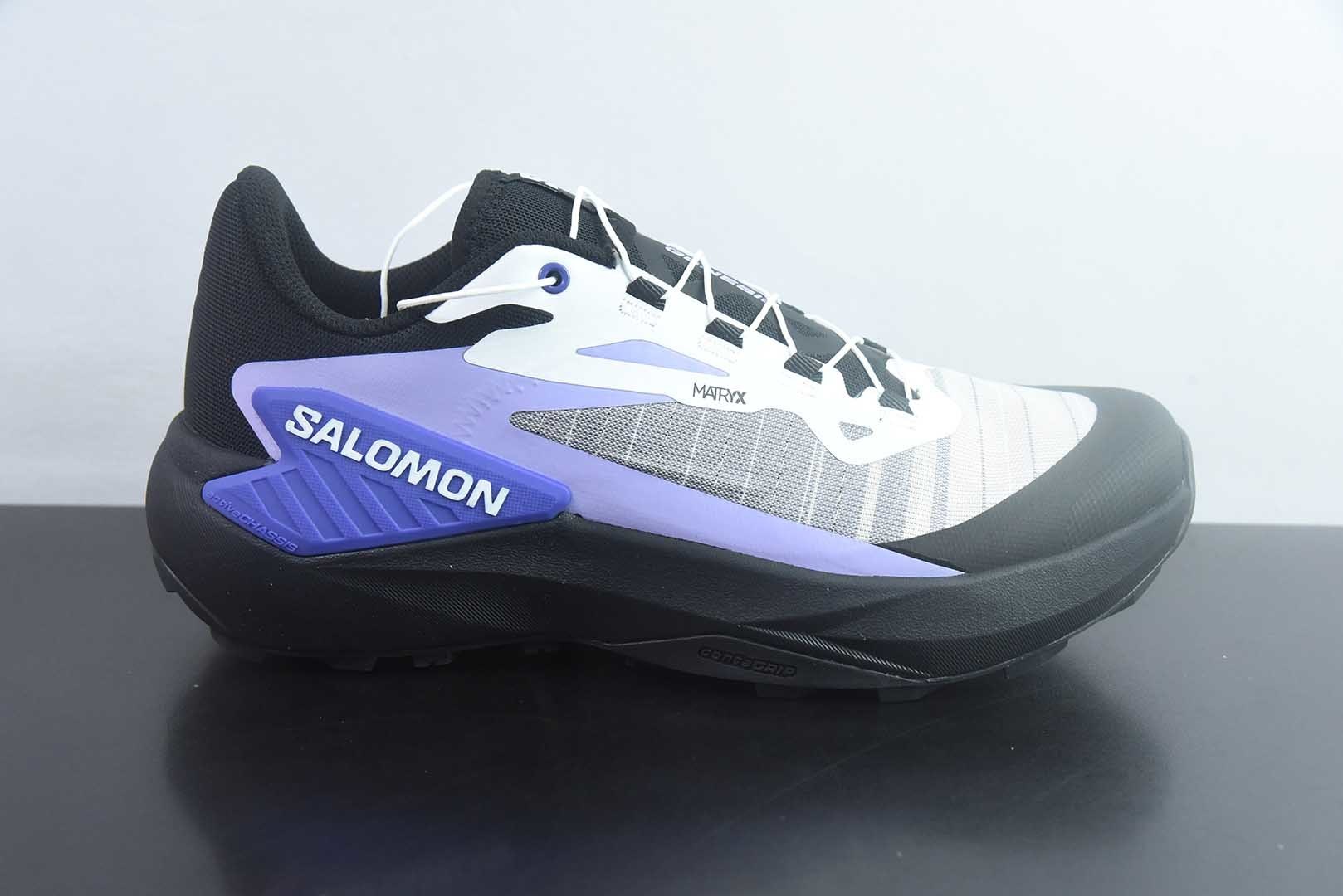 萨洛蒙 SALOMON GENESIS 时尚休闲运动男子越野 黑色跑鞋 官方 纯原版本 货号:477673 实拍细节图