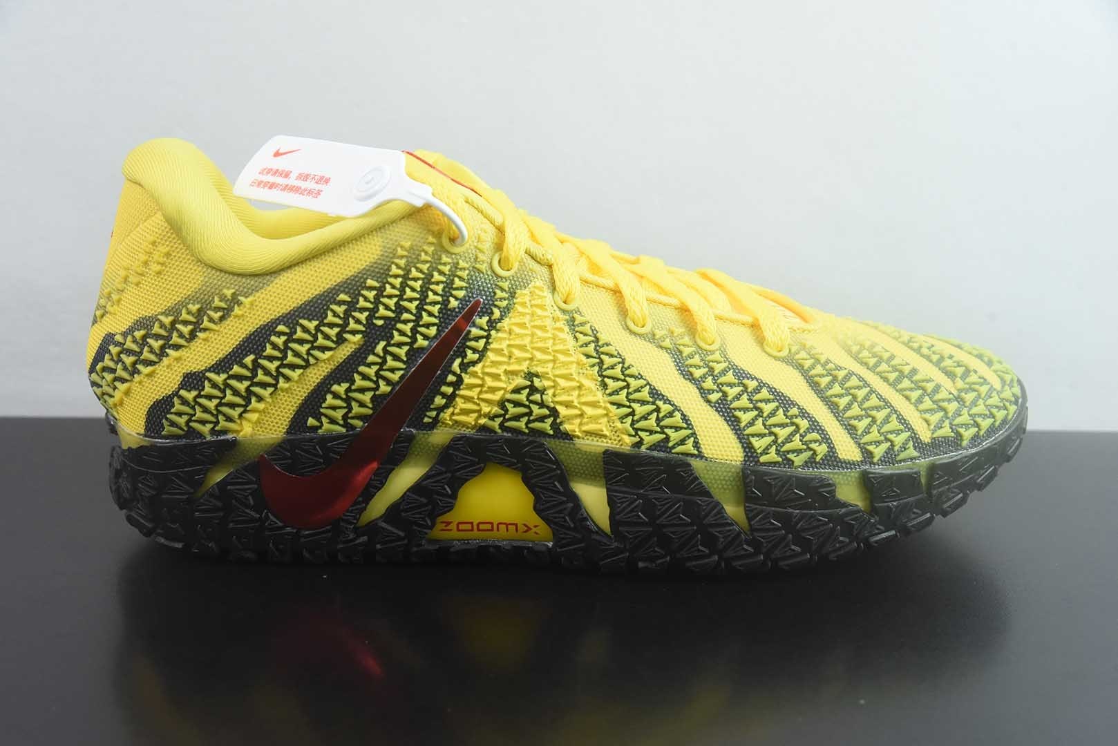 耐克 Nike 灭世/Max Ja 3 Scratch EP 莫兰特三代柔软舒适 透气支撑轻便 黄低帮篮球鞋 ! 纯原版本 货号:HF2794-702! 实拍细节图