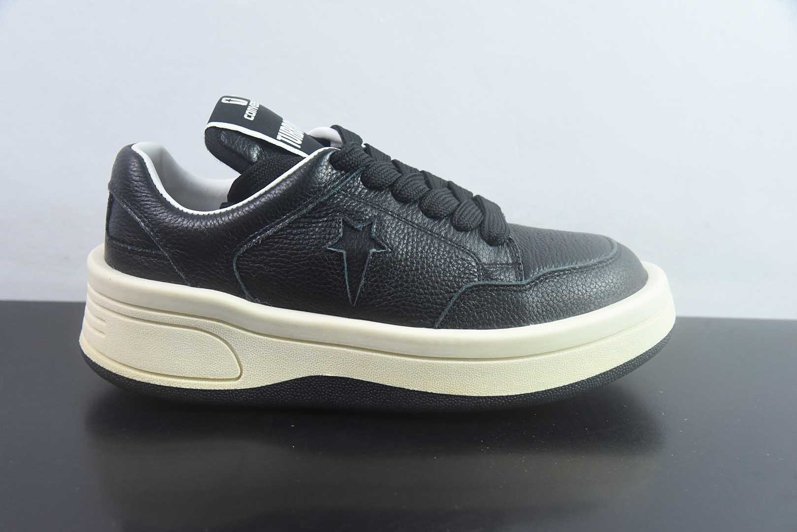 匡威 Converse Rick Owens x 联名系列 黑色 纯原版本 货号:XPS38843649 实拍细节图