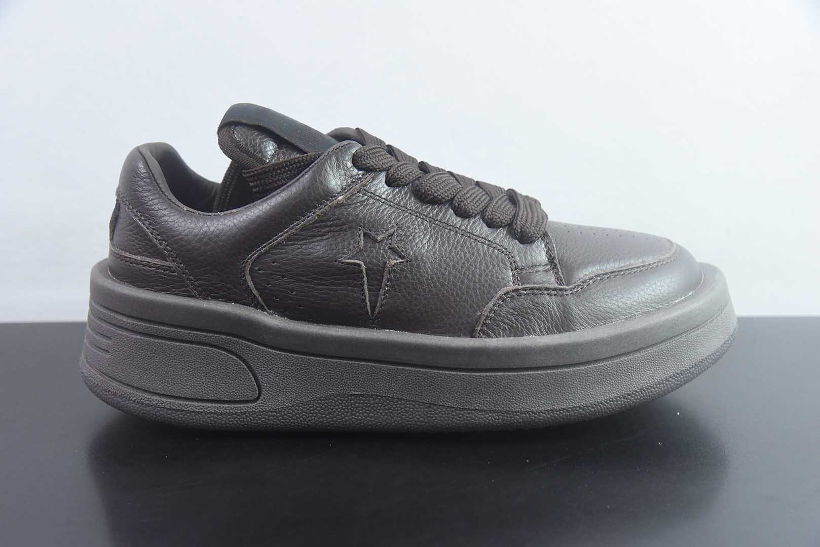 匡威 Converse Rick Owens x 联名系列 黑色 纯原版本 货号:XPS38843649 实拍细节图