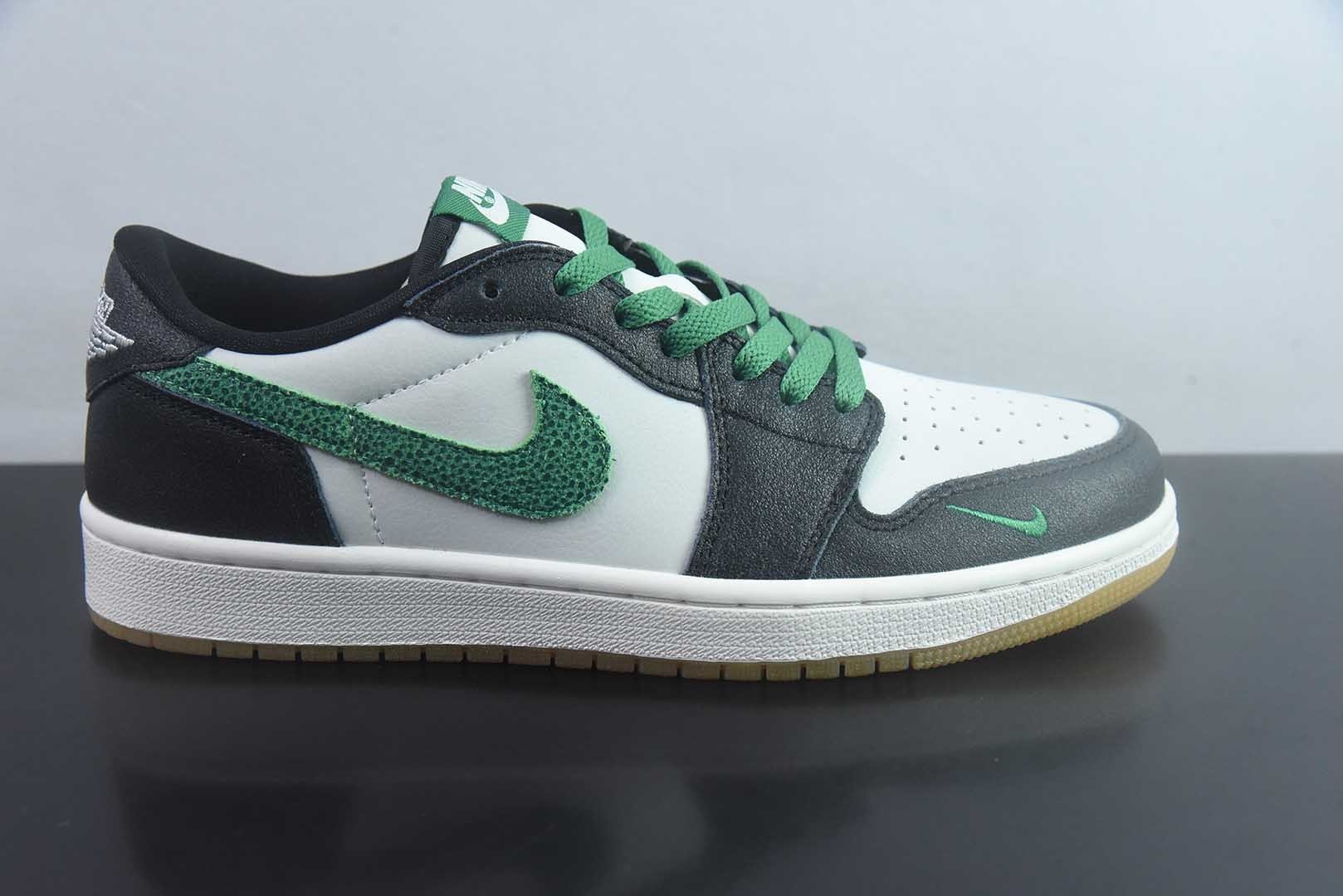 乔丹 Air Jordan 1 Low AJ1 乔1松 低帮复古 绿文化篮球鞋 IR2283-030 纯原版本 货号:RAJD13654932 实拍细节图