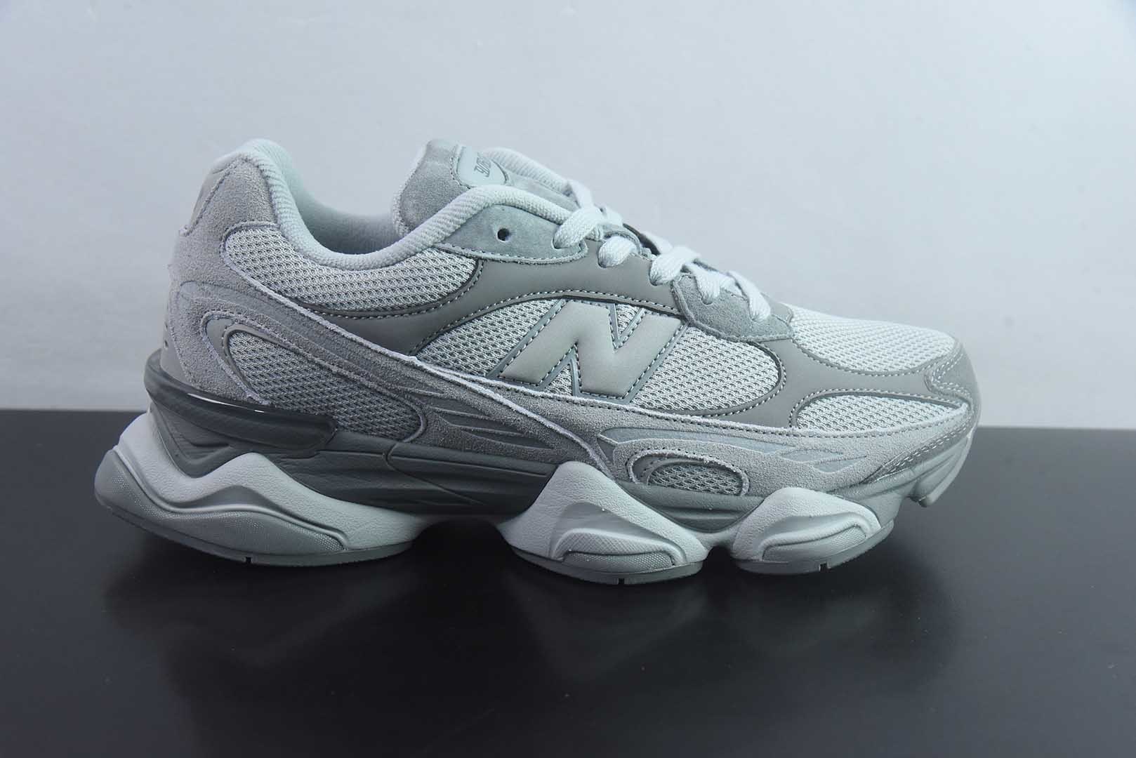 新百伦 New Balance NB9060 美国队 U90609EL 全套原楦原纸板原厂数据开发 进口三明治网面 原装进口翻毛皮料正确绒感卡色 正确中底拉帮中底网布细节 原厂标裁 带 光防伪 定制后跟透明水晶模块 冲裁组合 大底贴合程度胶水上色把控完美 整洁度挑战全网艺术家 多道序QC把关品质完善 匠心打造 耗时两个月开发完成 工艺极其复杂难度可想而知 新开独立私模大底 全网唯一正确六层组合大底 高端零售专供产物 红 纯原版本 货号：TBT57282833 实拍细节图