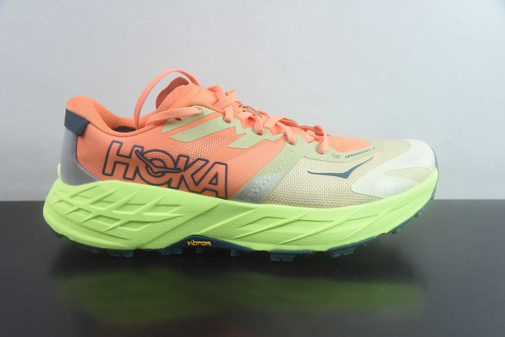 霍伽 HOKA ONE ONE Speed Goat 7 超轻厚底轻量山地 黄色跑步鞋 1171928/PYZ 原版原数据开发打造 区别市面先行通货 最强品质可随意对比 纯原版本 货号:GLF26450839 实拍细节图