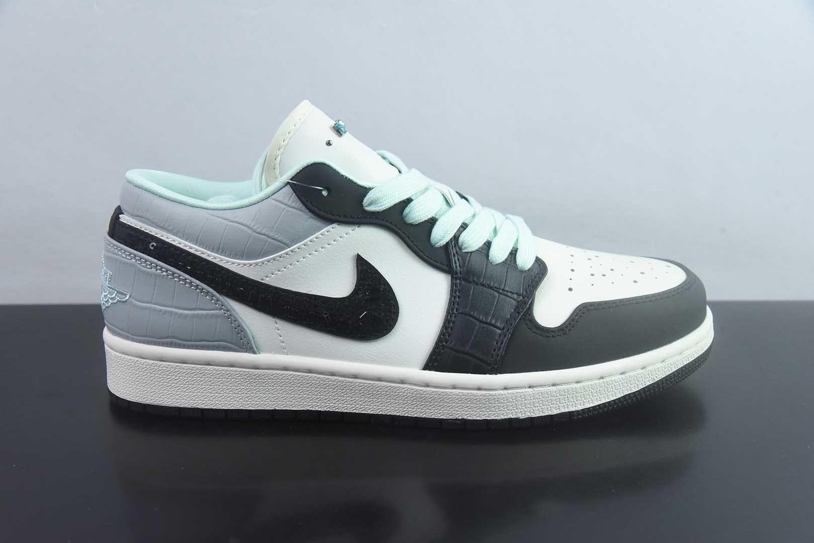 乔丹 Air Jordan 1 Low "Method of Make" AJ1 乔1低帮文化休闲 帆 :36/46 白 纯原版本 货号:IX5001-101 实拍细节图