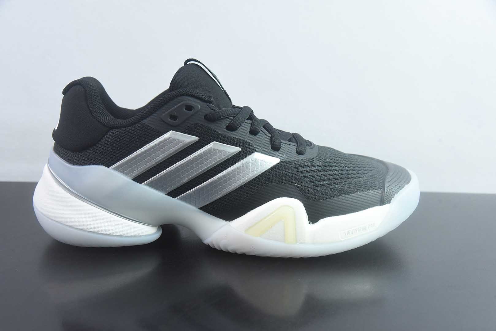 阿迪达斯 Adidas Barricade 14 W 阿迪透气缓震复古 黑色跑步鞋 纯原版本 货号:JR1764 实拍细节图