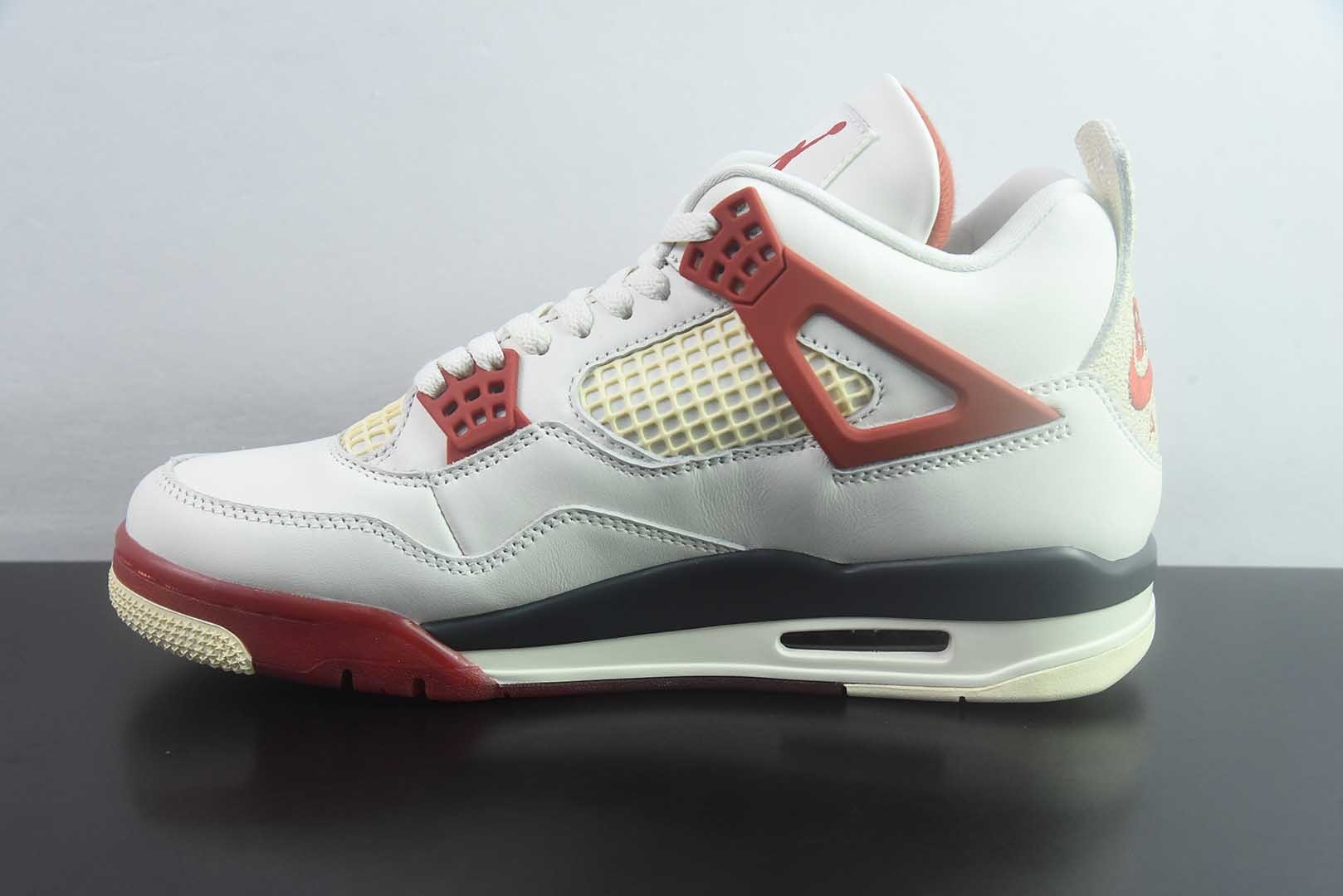 乔丹 Air Jordan 4 Retro 时尚百搭 中帮 复古 白篮球鞋 砖 纯原版本 货号:IQ8055-100 实拍细节图