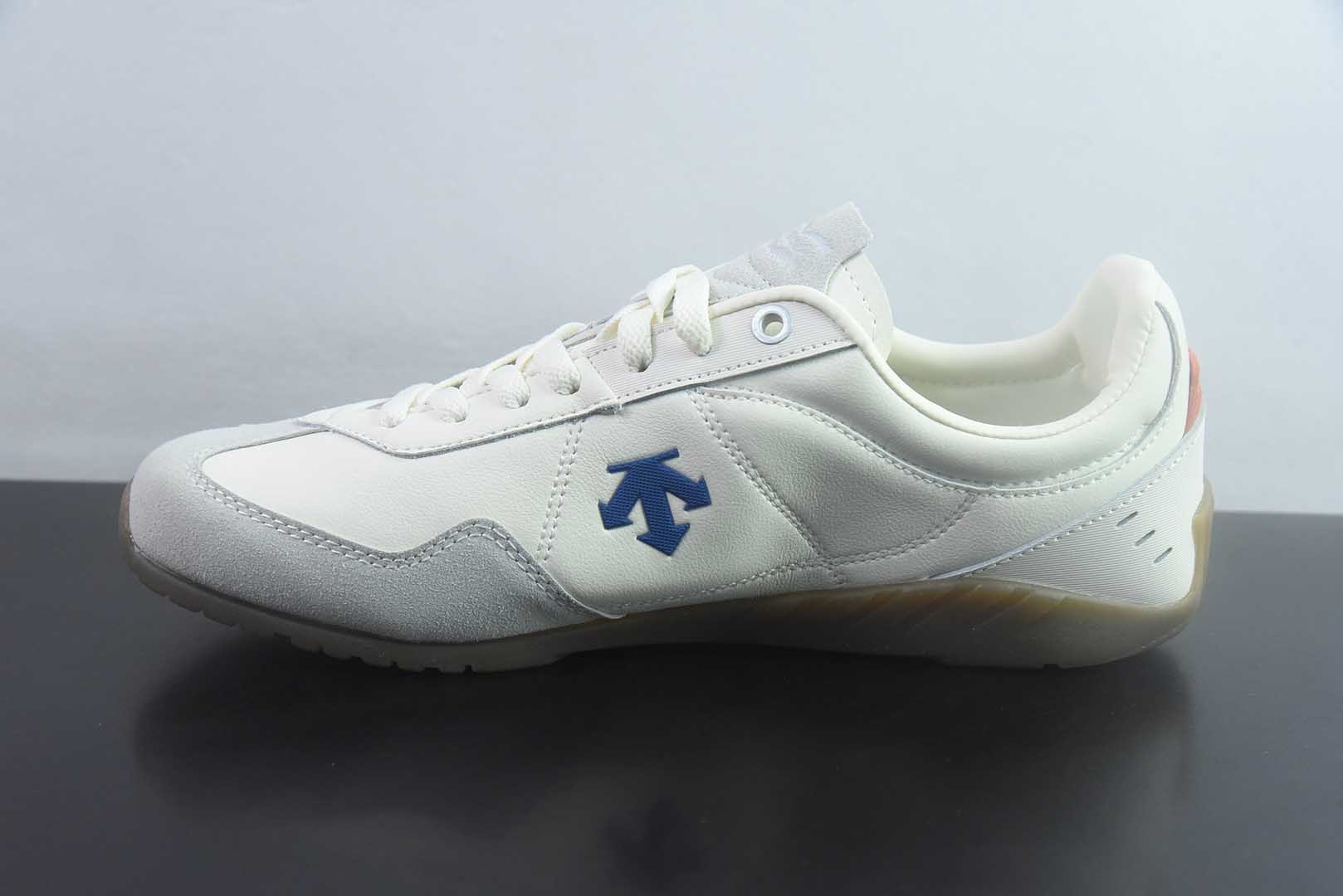 迪桑特 DESCENTE CHRON KINETIC-RUN 复古拼接 时尚潮流 白蓝休闲运动鞋 纯原版本 货号:SR123LSN17 实拍细节图