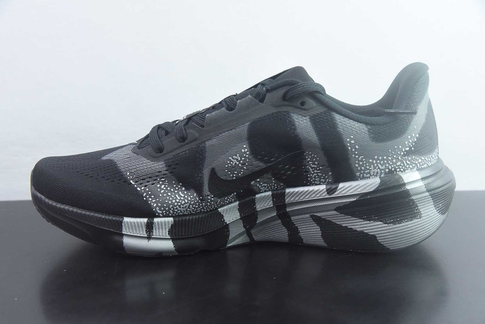 耐克 Nike Zoom Pegasus 42 飞马42代 网面 黑色跑步鞋 IQ3928-001 高端外贸零售专供品质 鞋盒钢印 鞋外标内置RFID芯片 原厂竖纹垫脚纸 可一眼区分市面版本 纯原版本 货号：IBP95269839 实拍细节图