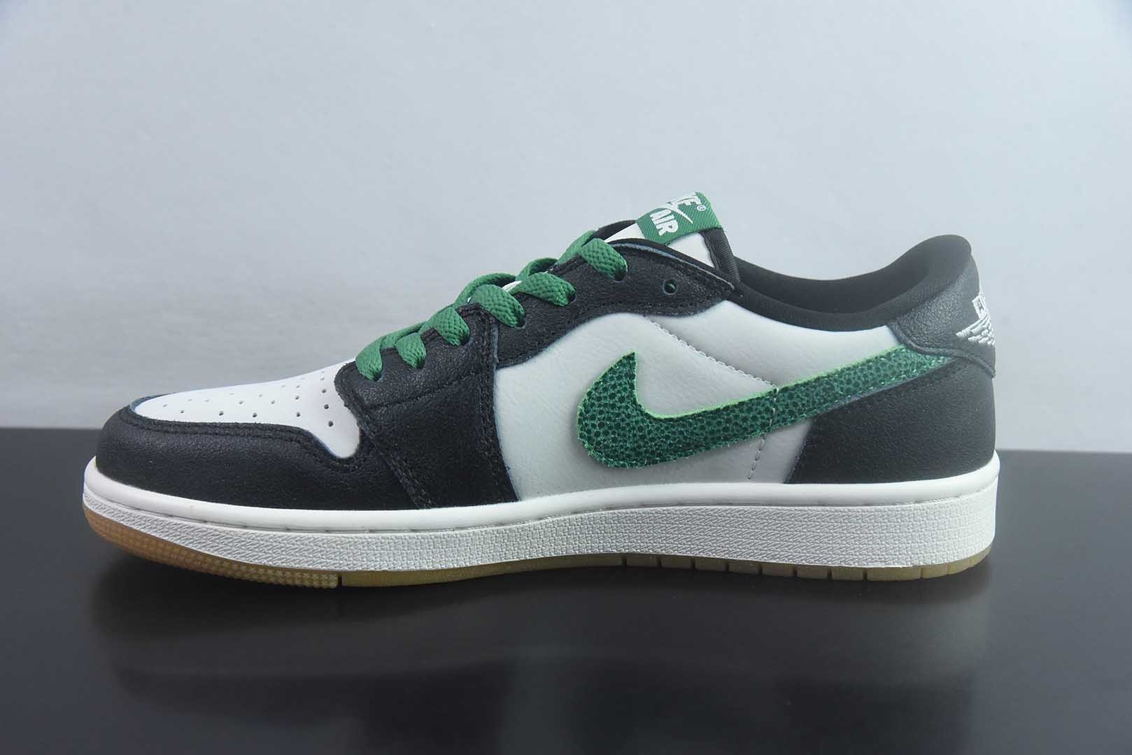 乔丹 Air Jordan 1 Low AJ1 乔1松 低帮复古 绿文化篮球鞋 IR2283-030 纯原版本 货号:RAJD13654932 实拍细节图
