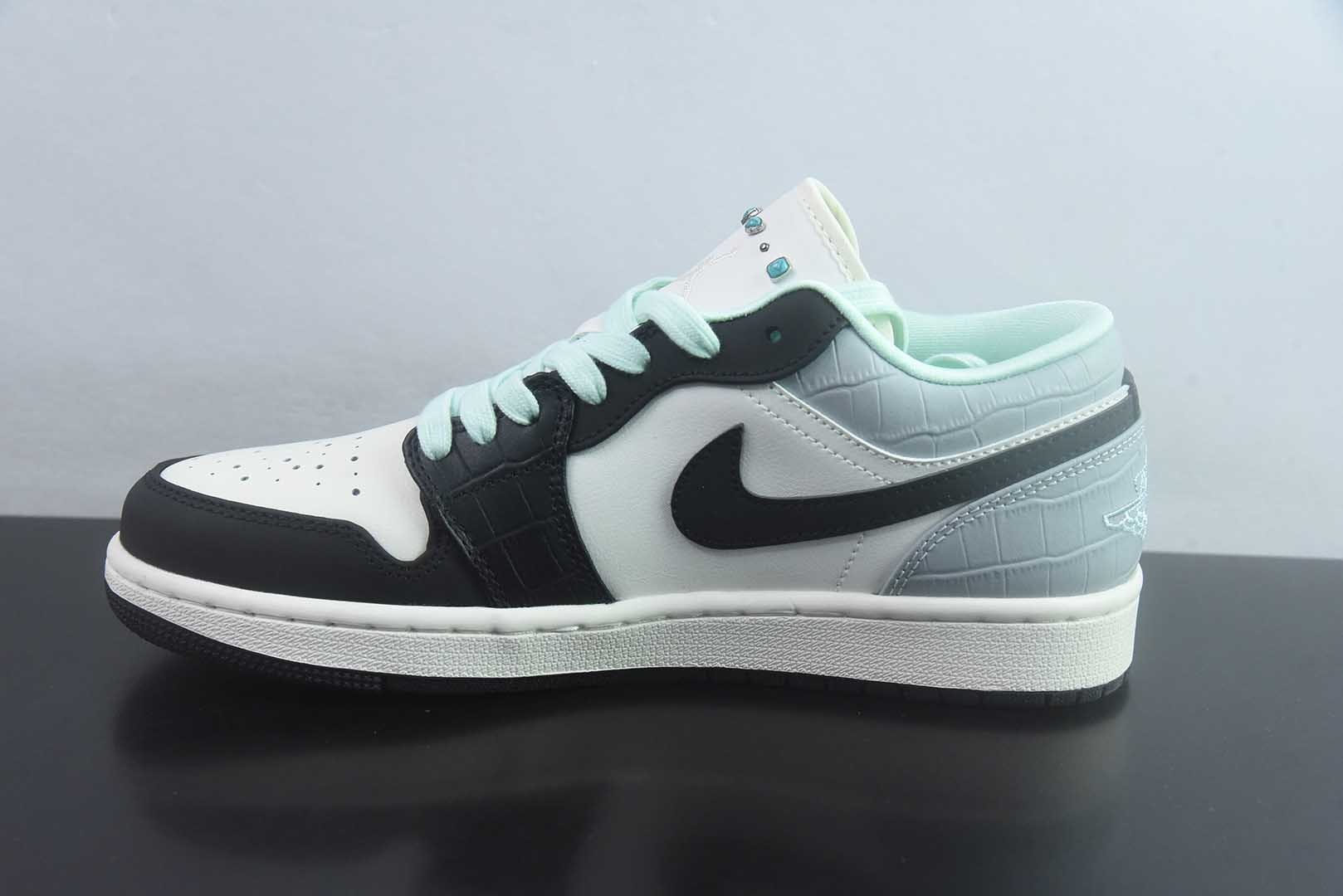 乔丹 Air Jordan 1 Low "Method of Make" AJ1 乔1低帮文化休闲 帆 :36/46 白 纯原版本 货号:IX5001-101 实拍细节图