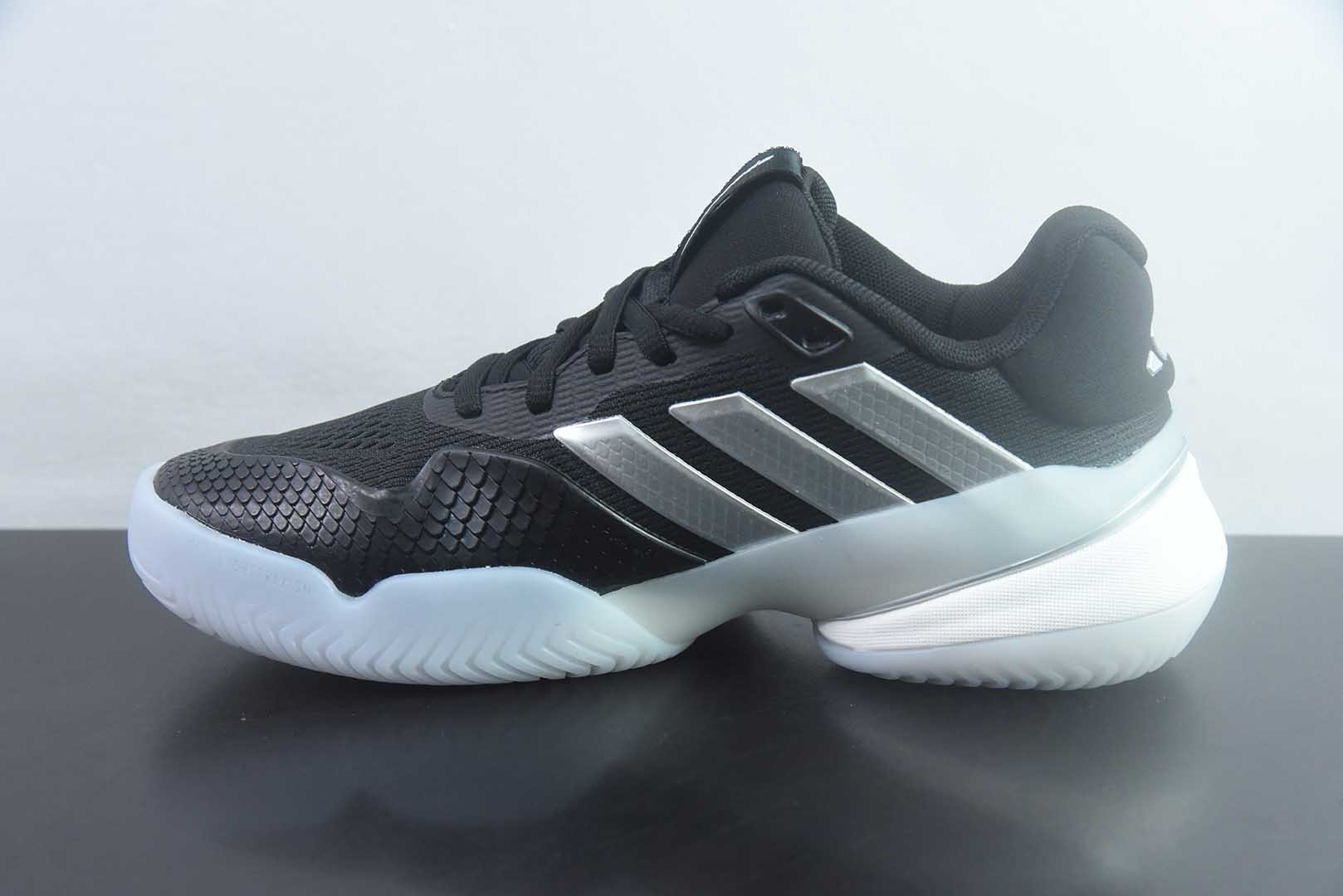 阿迪达斯 Adidas Barricade 14 W 阿迪透气缓震复古 黑色跑步鞋 纯原版本 货号:JR1764 实拍细节图