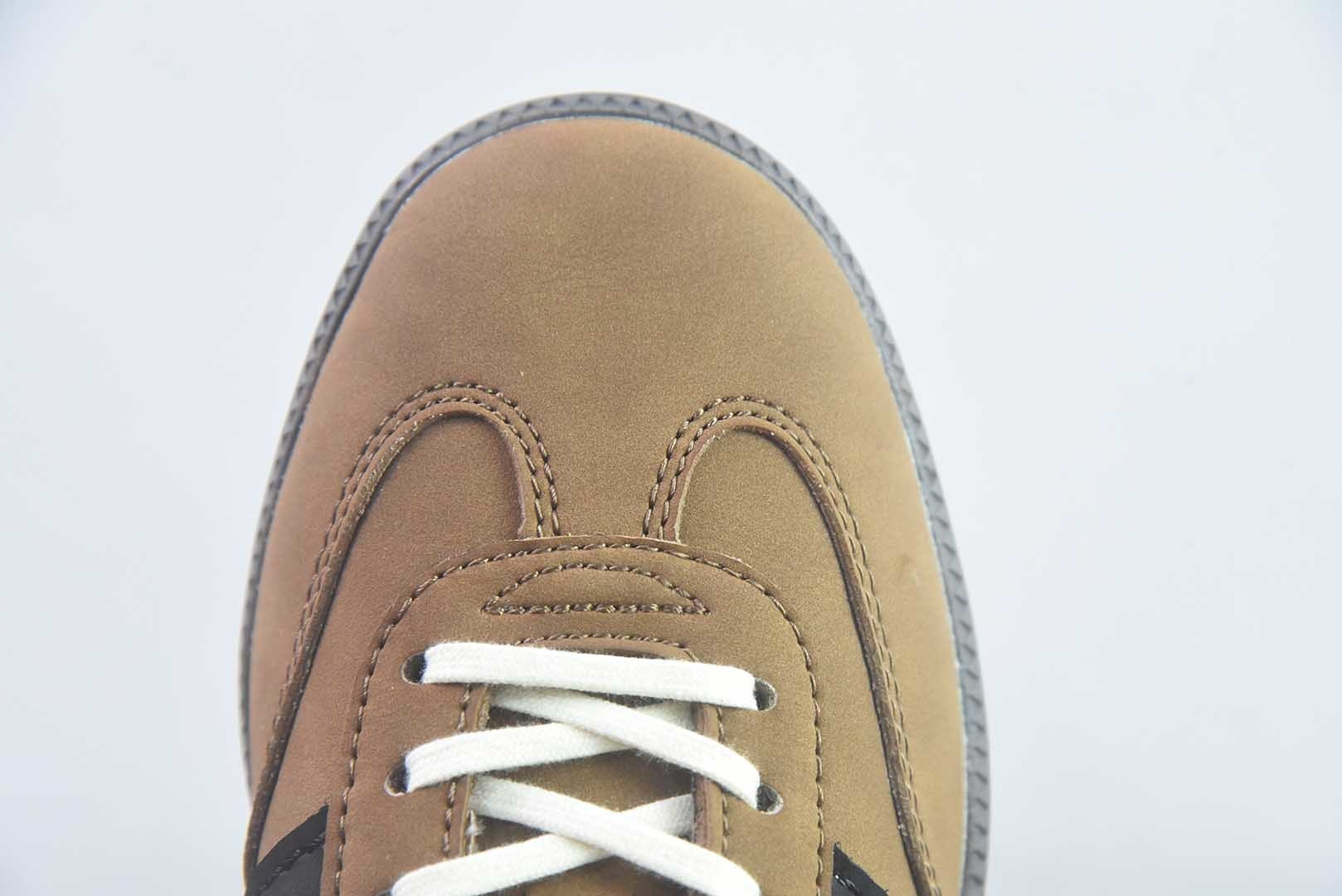 阿迪达斯 Adidas originals x Song For The Mute Samba 阿迪休闲 棕黑德训鞋 纯原版本 货号：HP8256 实拍细节图