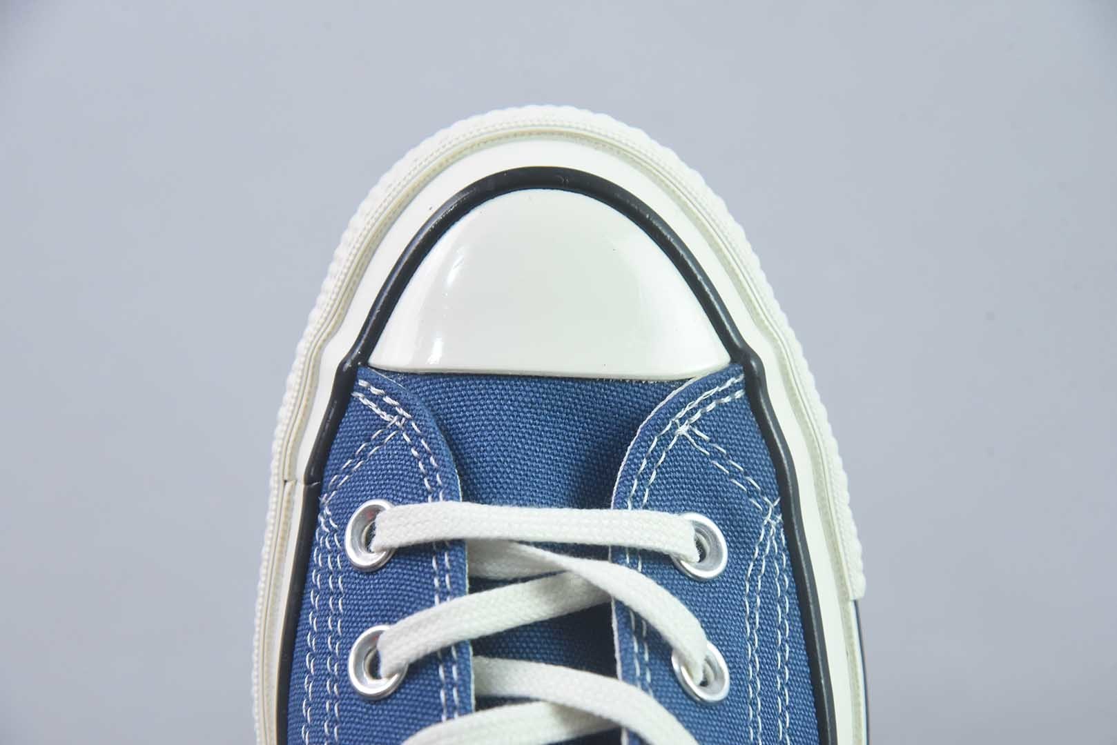 匡威 Converse 2026 全新发布! CHUCK 70X 星星标帆布鞋 低帮 蓝色 纯原版本 货号:A24234C 实拍细节图