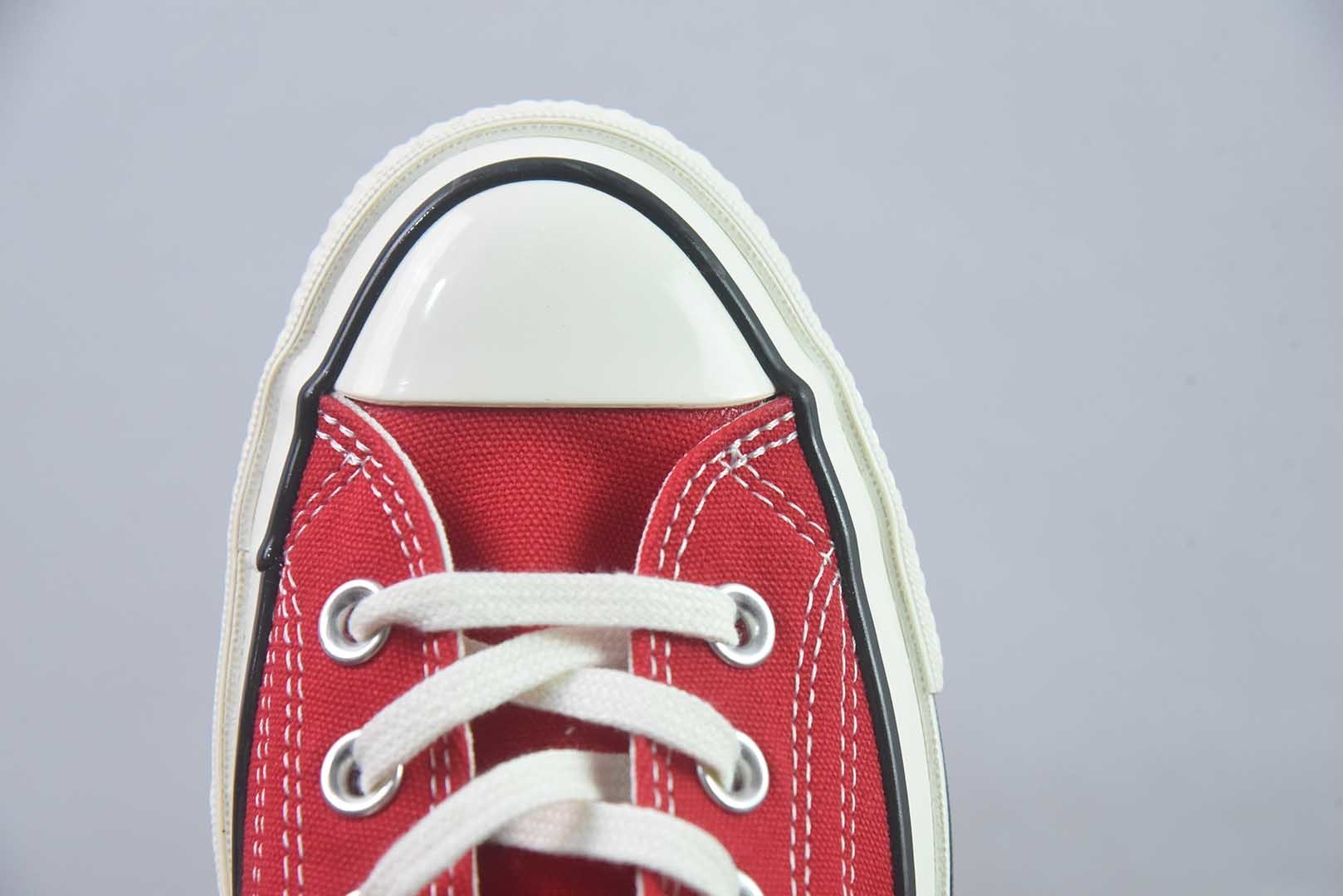 匡威 Converse 2026 全新发布! CHUCK 70X 星星标帆布鞋 低帮 红色 纯原版本 货号:A24A35C 实拍细节图