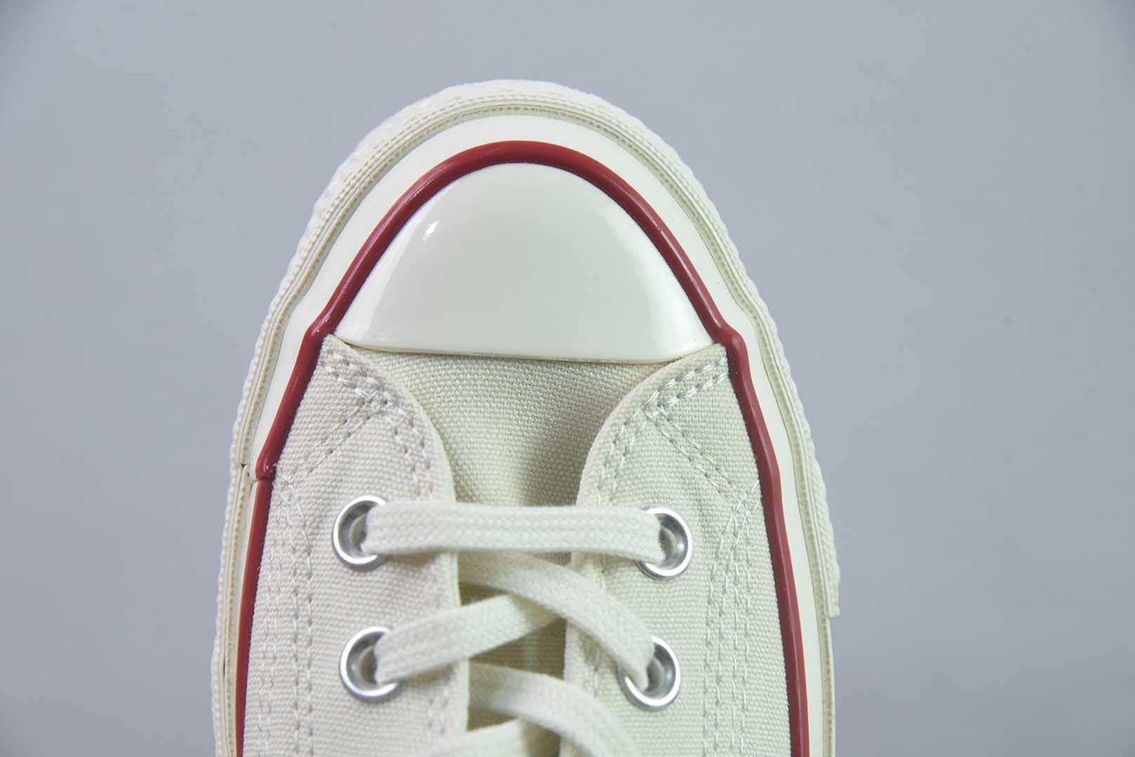 匡威 Converse 2026 全新发布! CHUCK 70X 星星标帆布鞋 色低帮 米白 纯原版本 货号:A24229C 实拍细节图
