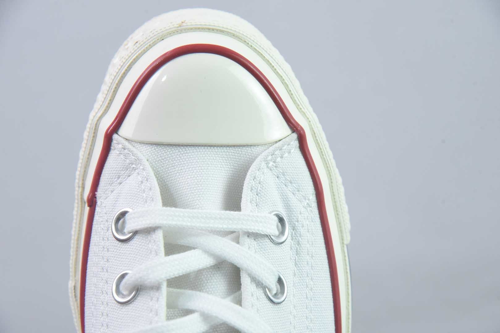 匡威 Converse 2026 全新发布! CHUCK 70X 星星标帆布鞋 高帮 白色 纯原版本 货号:A24230C 实拍细节图