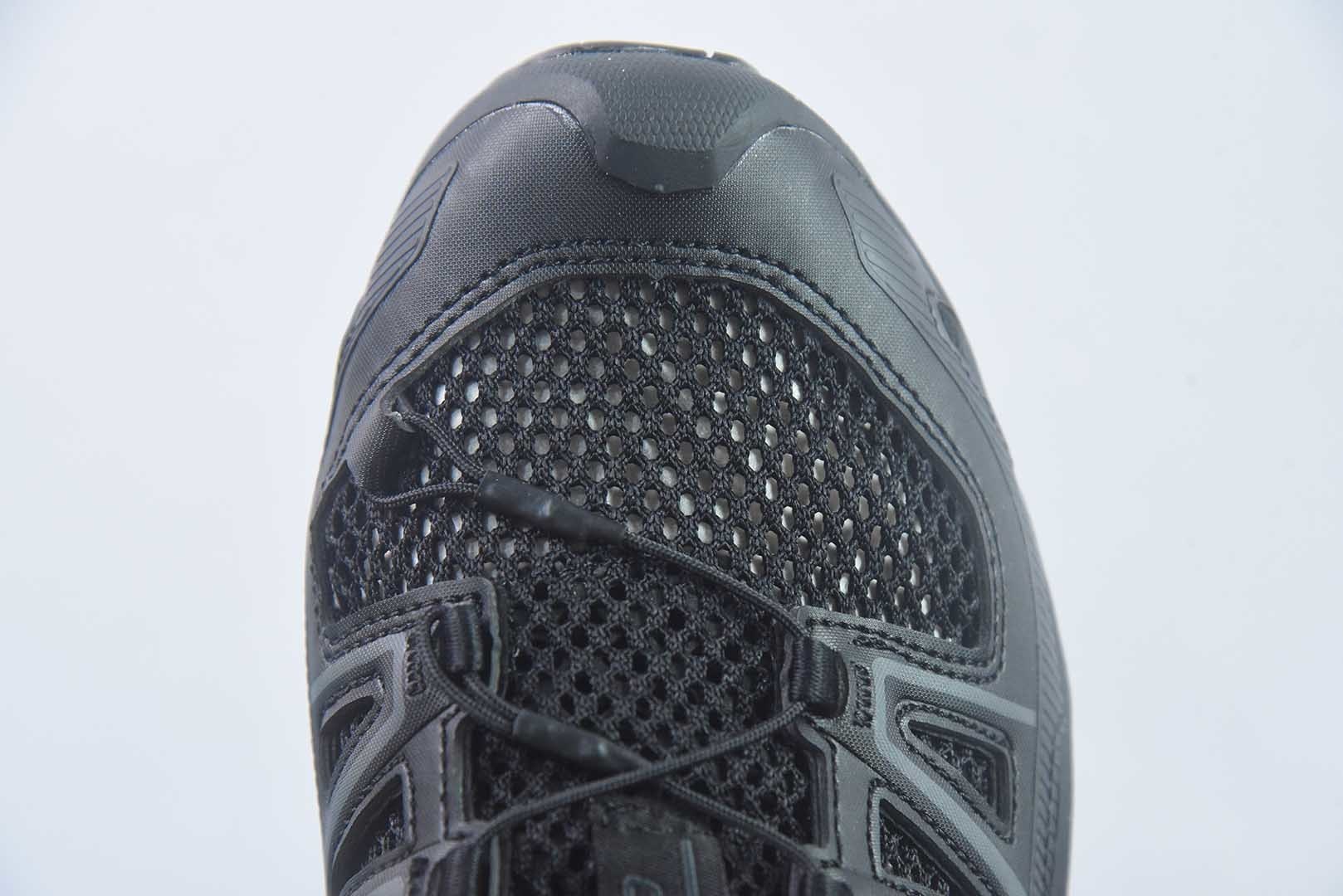 萨洛蒙 SALOMON XA PRO 3D AMPHIB 舒适柔软半 黑色拖鞋 外穿 水陆两栖涉水户外透气 机能潮流镂空 防滑防臭抓地支撑减震轻便 溯溪鞋 纯原版本 货号：477400 实拍细节图