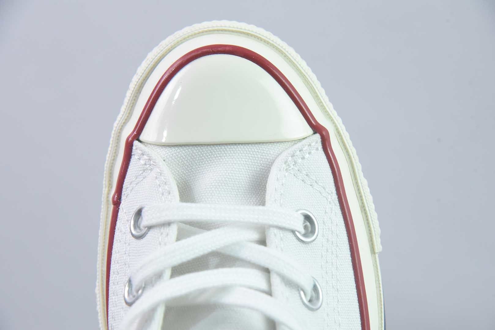 匡威 Converse 2026 全新发布! CHUCK 70X 星星标帆布鞋 高帮 白色 纯原版本 货号:A24227C 实拍细节图