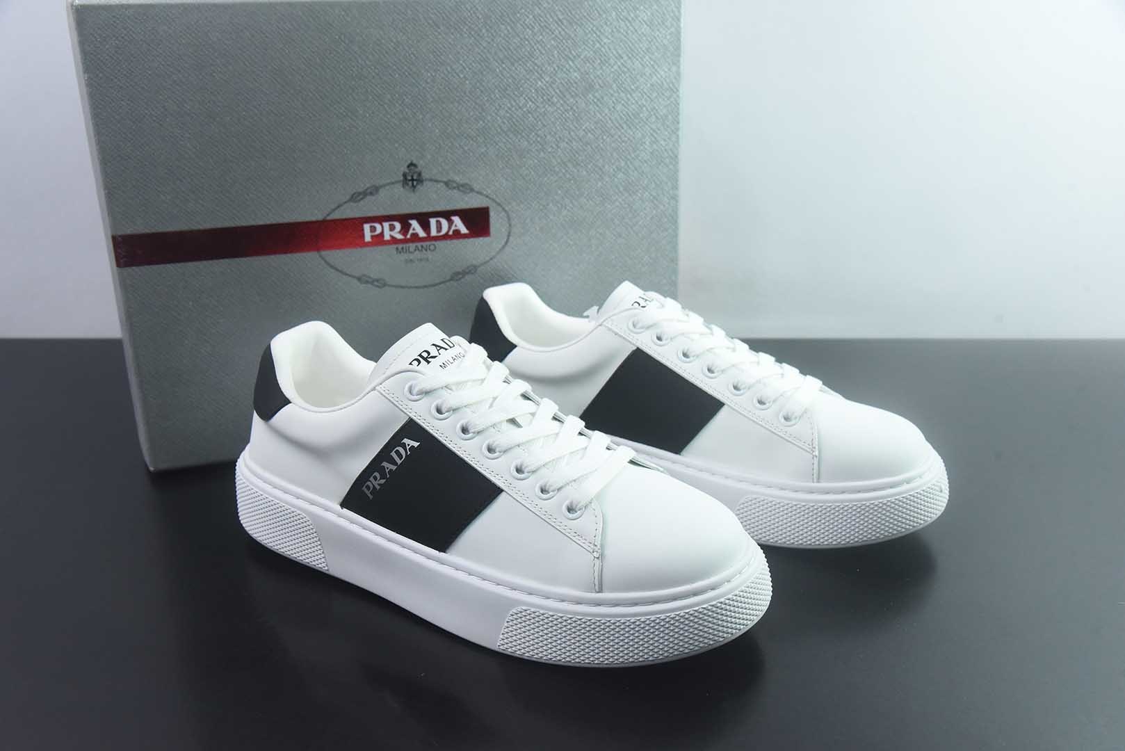 新货🚀#意大利高奢品牌·PRADA普拉达运动 白板鞋 百搭休闲小 鞋系列 纯原版本 货号：KYH67230757 实拍细节图