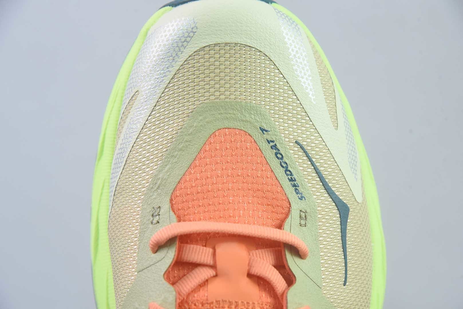 霍伽 HOKA ONE ONE Speed Goat 7 超轻厚底轻量山地 黄色跑步鞋 1171928/PYZ 原版原数据开发打造 区别市面先行通货 最强品质可随意对比 纯原版本 货号:GLF26450839 实拍细节图