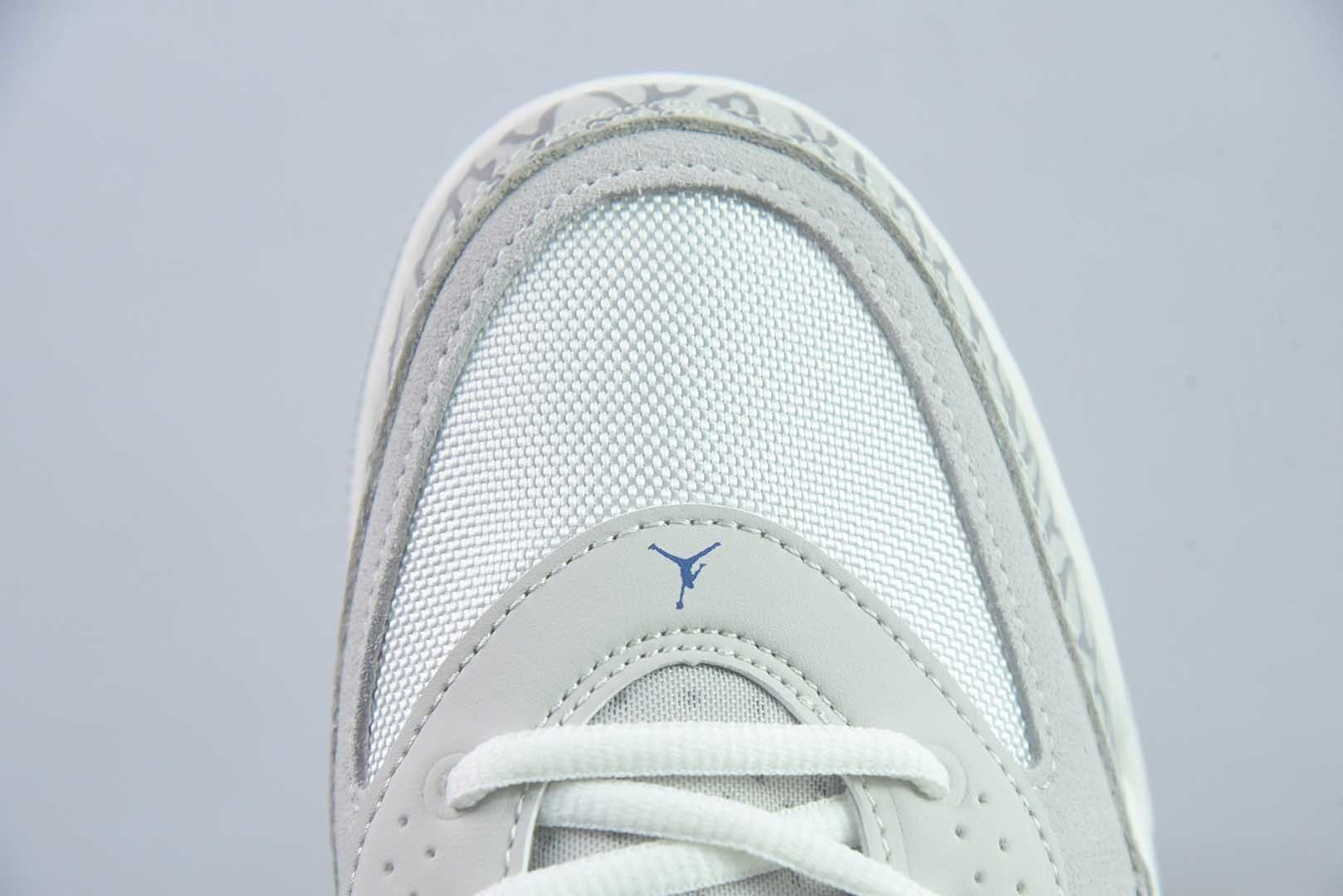 乔丹 Air Jordan N版 小aj3 Ultra Low 黑白低帮篮球鞋 系列 纯原版本 货号:II3794-107 实拍细节图