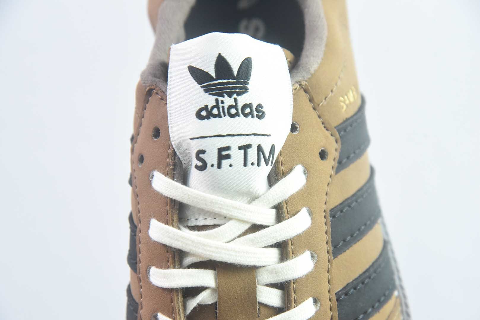 阿迪达斯 Adidas originals x Song For The Mute Samba 阿迪休闲 棕黑德训鞋 纯原版本 货号：HP8256 实拍细节图